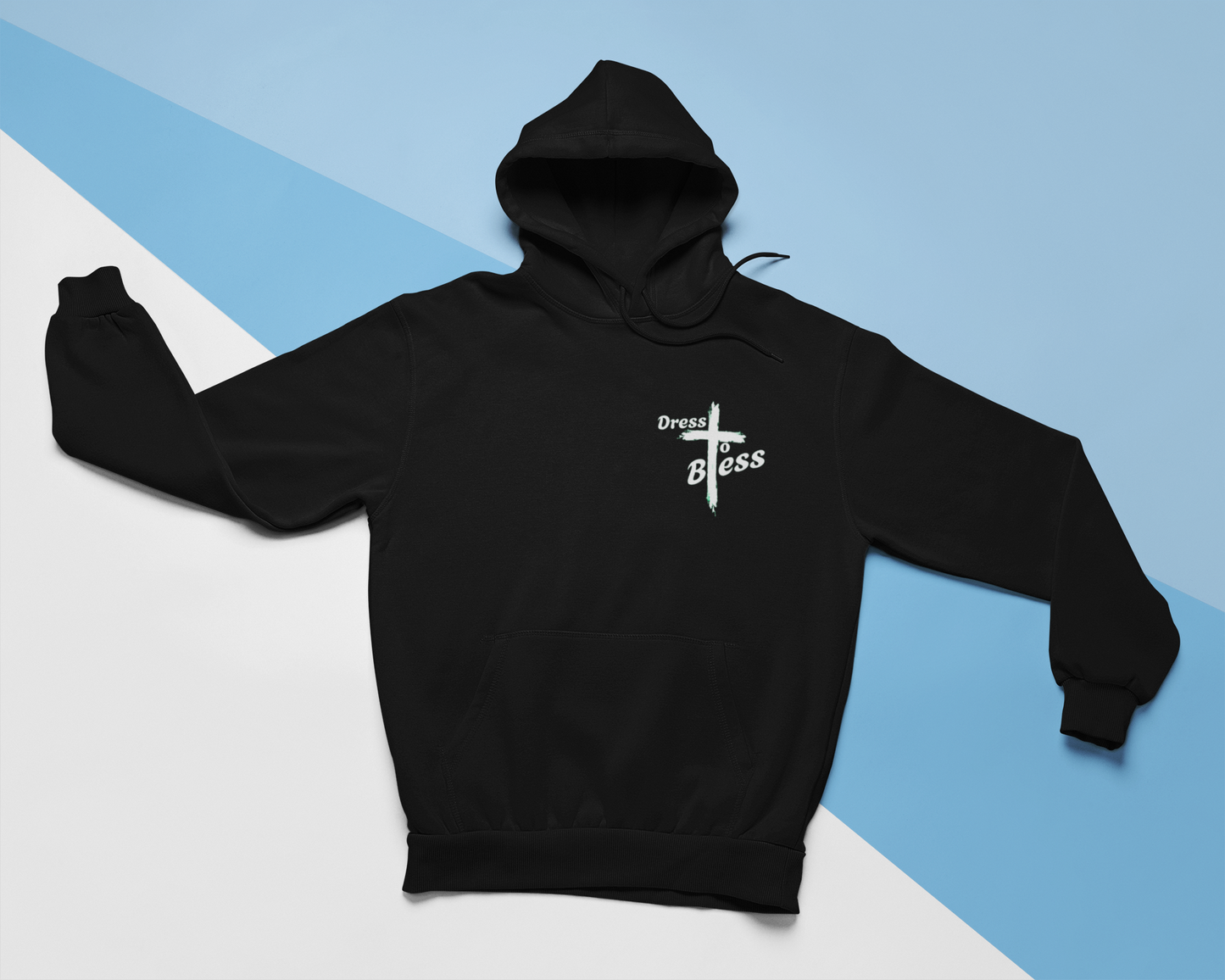 Youth Dress To Bless Cross Logo Unisex Hoodie