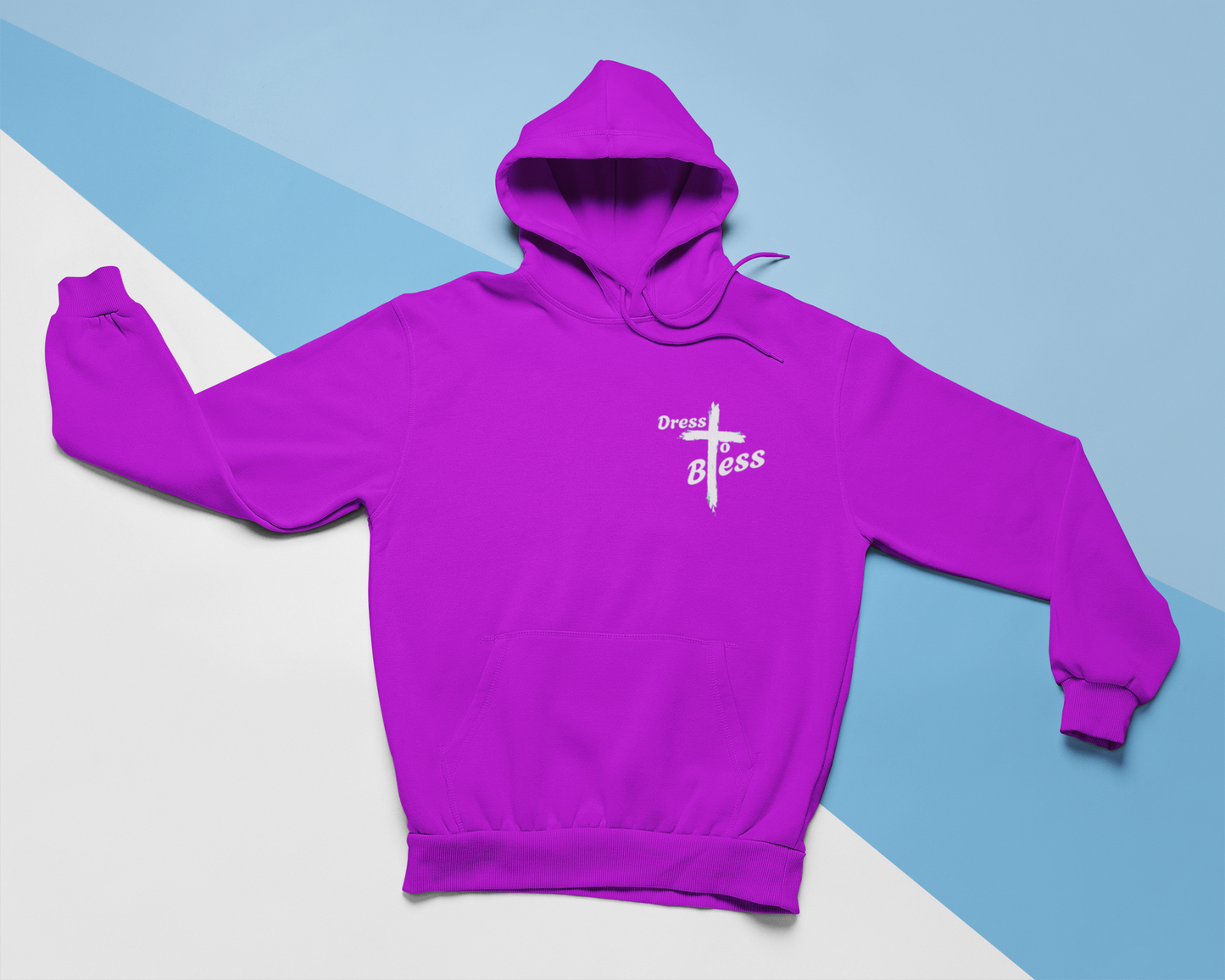 Youth Dress To Bless Cross Logo Unisex Hoodie