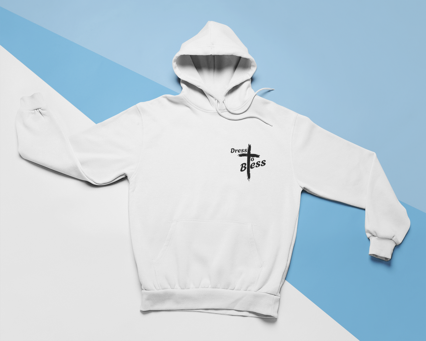 Youth Dress To Bless Cross Logo Unisex Hoodie