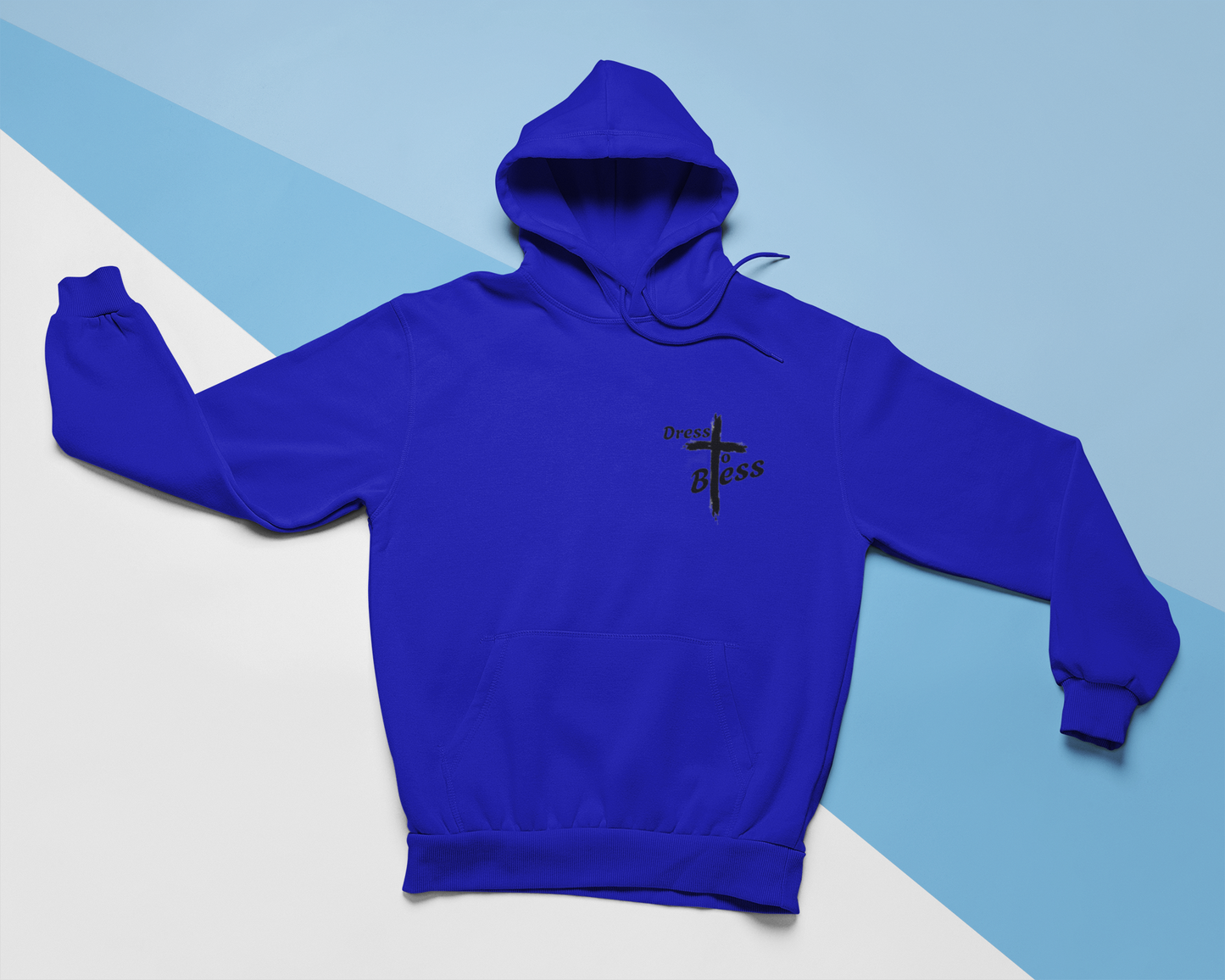 Youth Dress To Bless Cross Logo Unisex Hoodie