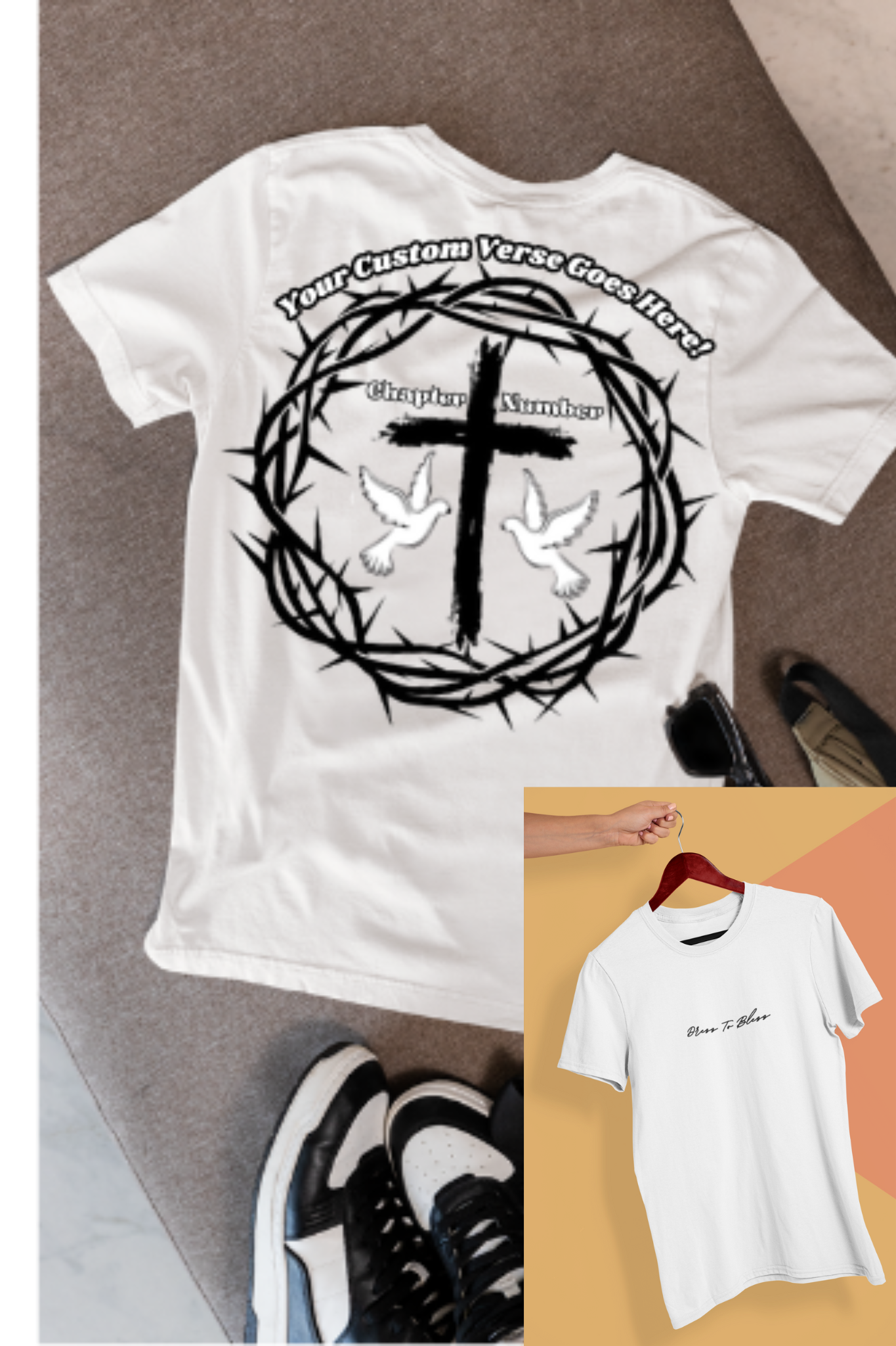 Custom Youth Dress To Bless Cursive Logo Unisex T-Shirt