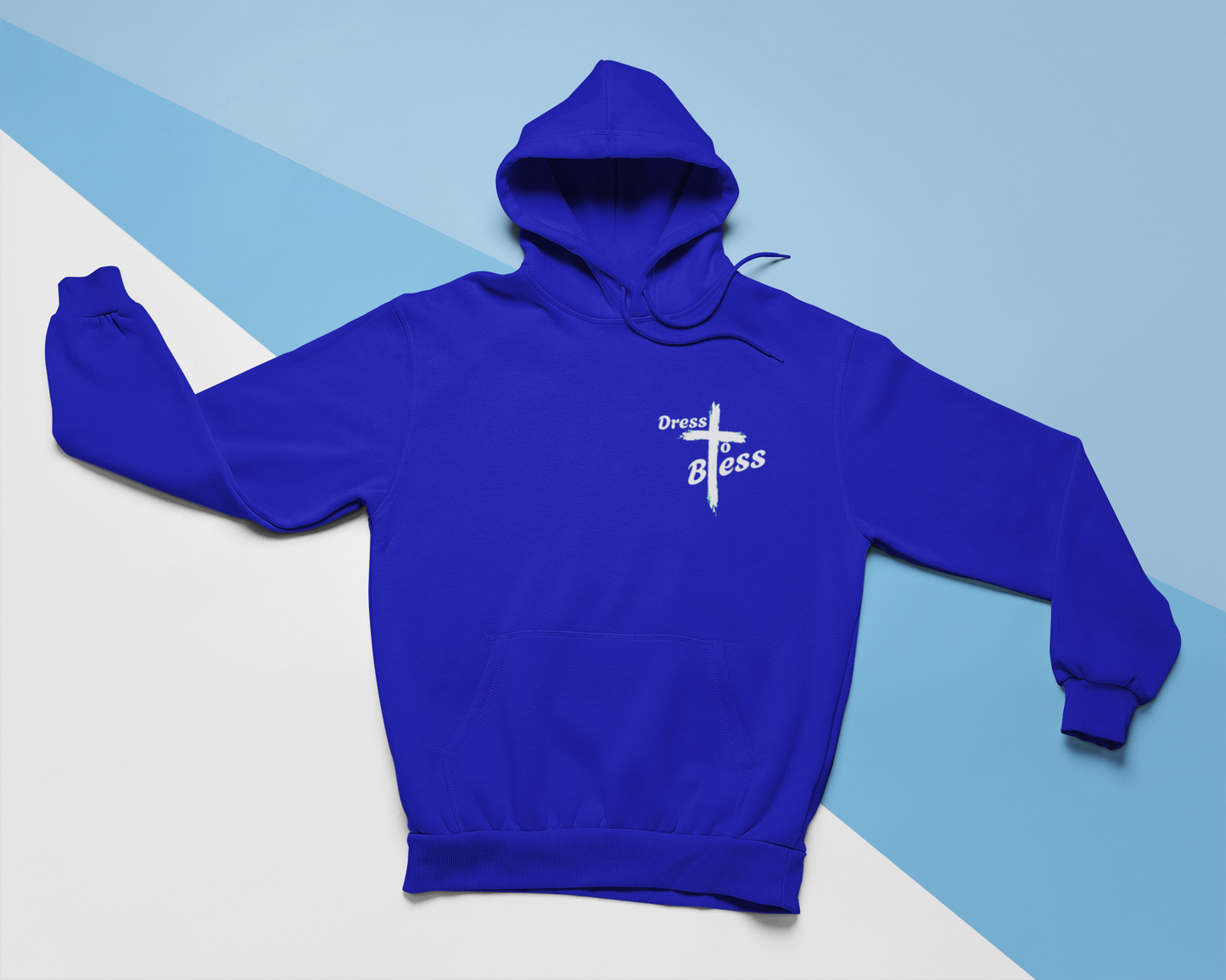 Youth Dress To Bless Cross Logo Unisex Hoodie