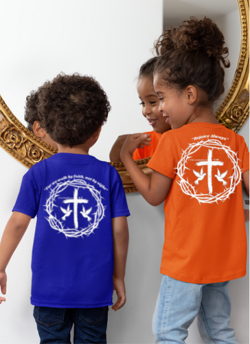 Custom Youth Dress To Bless Cross Logo Unisex T-shirt