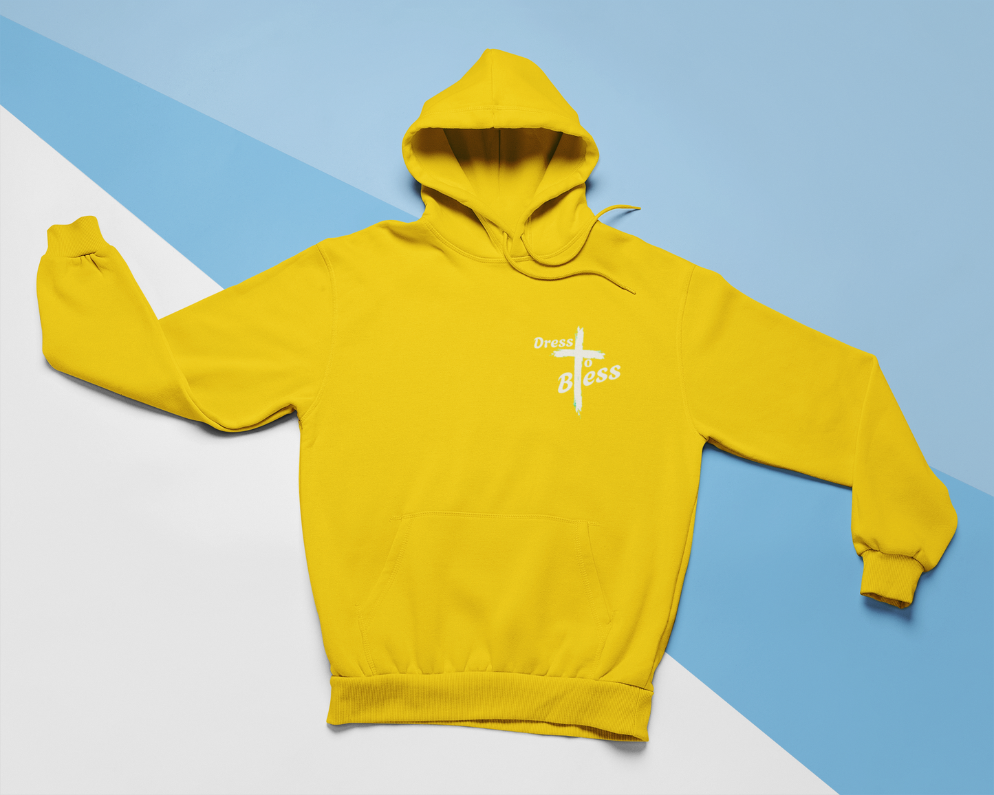 Youth Dress To Bless Cross Logo Unisex Hoodie