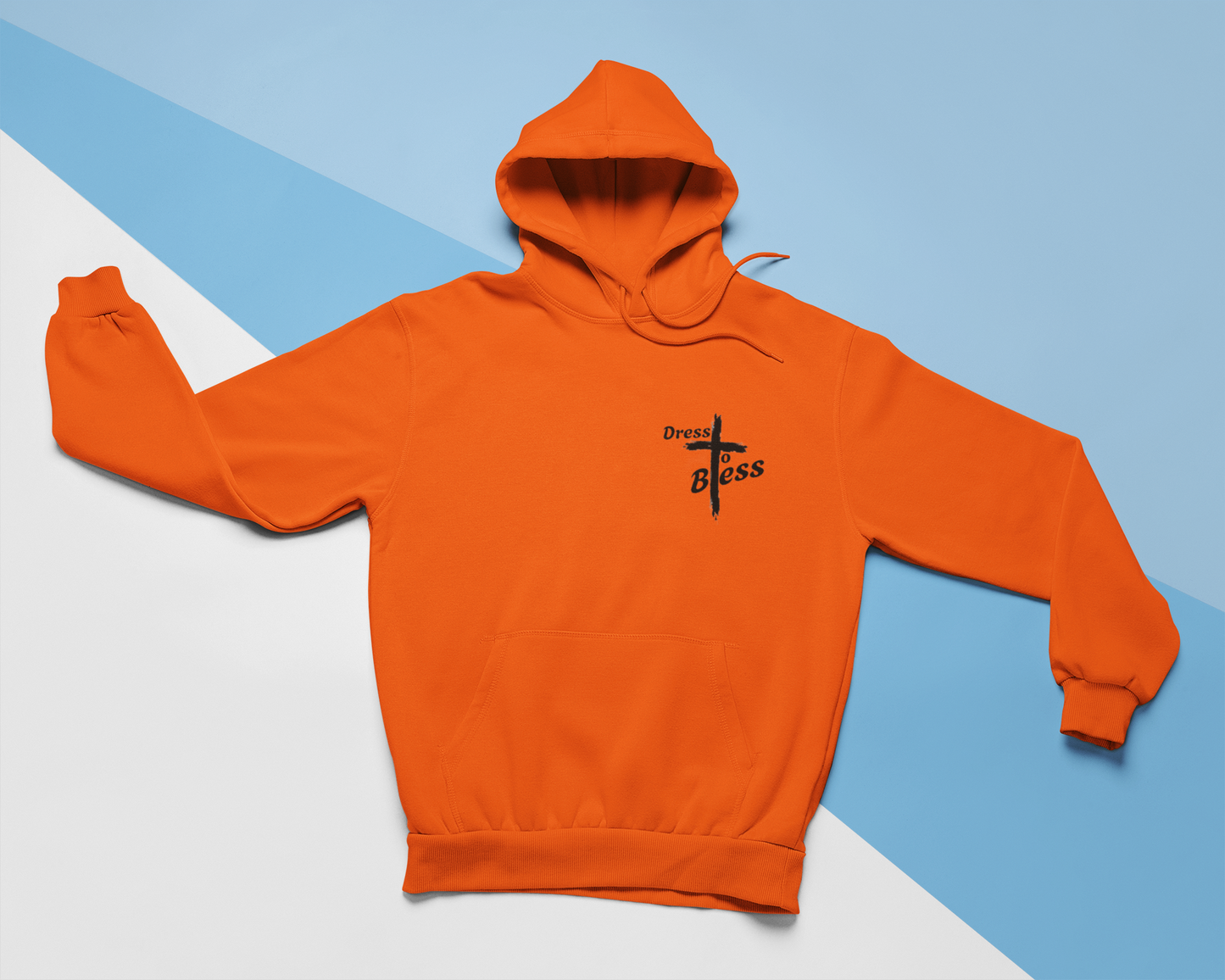 Youth Dress To Bless Cross Logo Unisex Hoodie