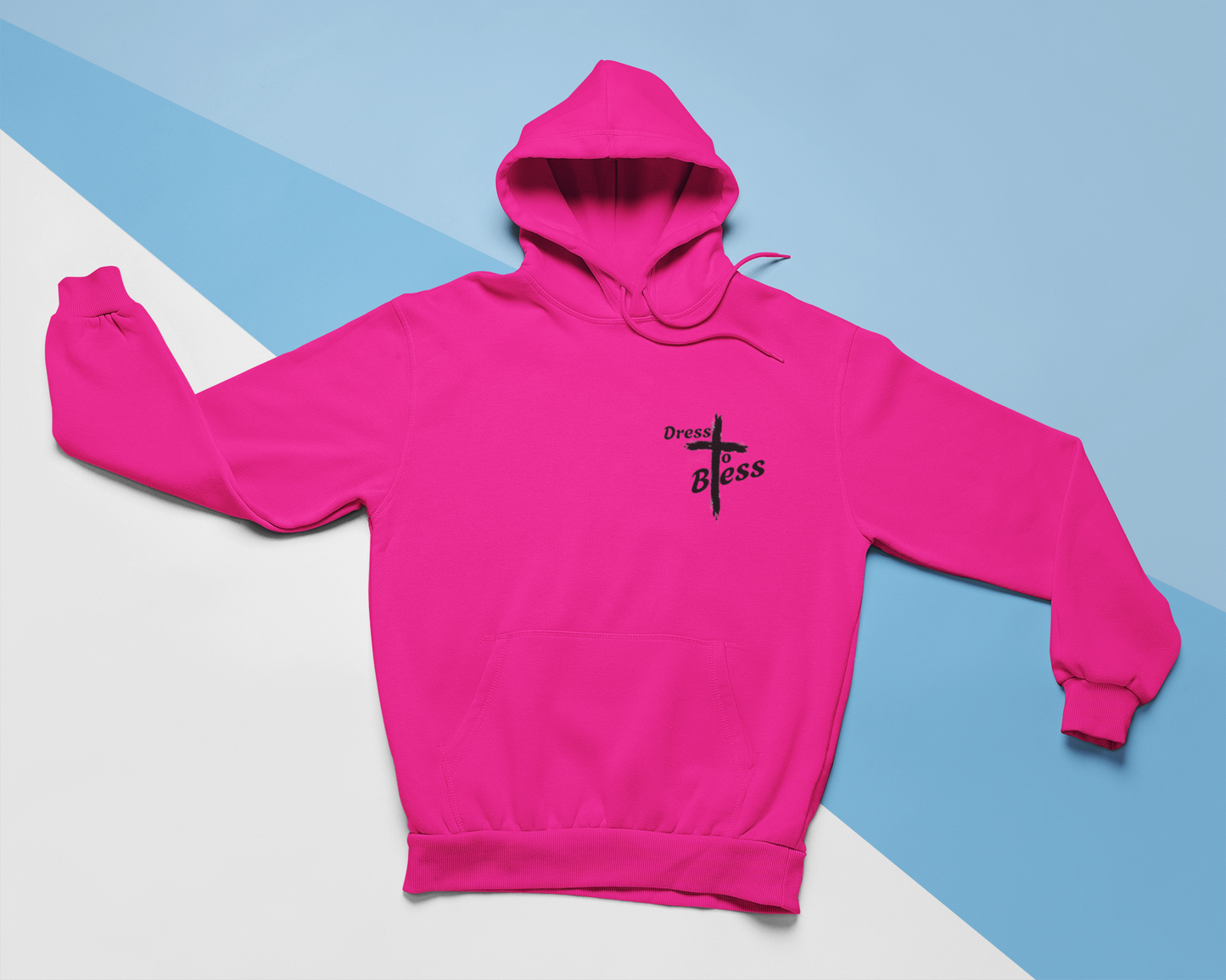 Youth Dress To Bless Cross Logo Unisex Hoodie