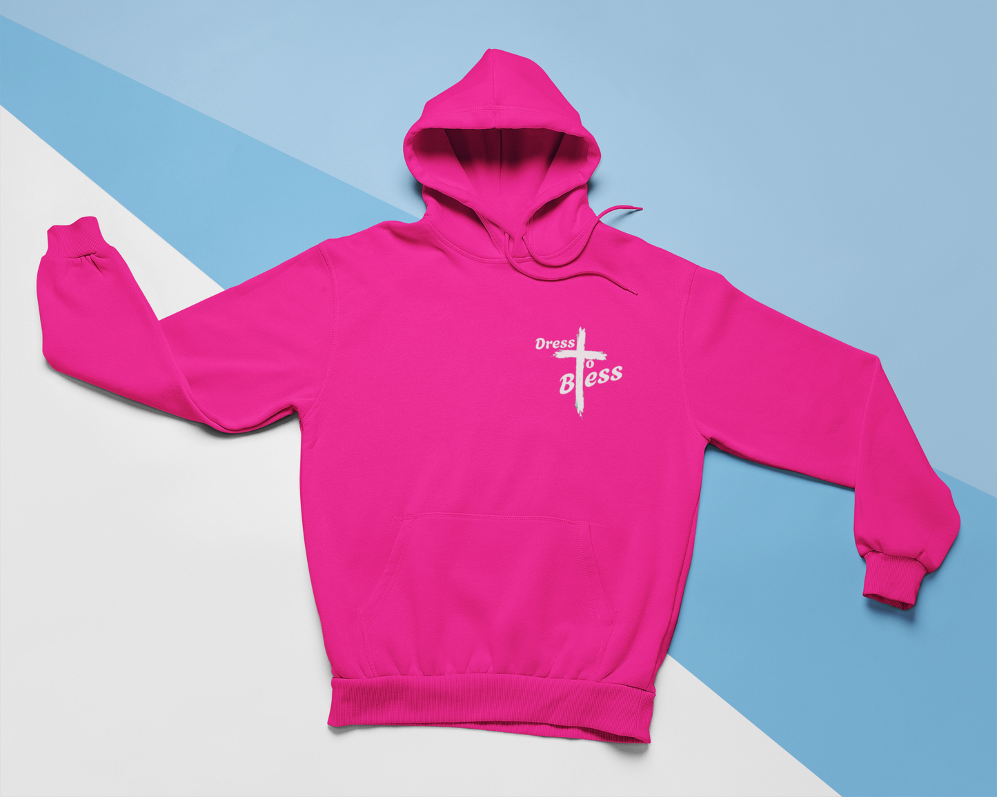 Youth Dress To Bless Cross Logo Unisex Hoodie
