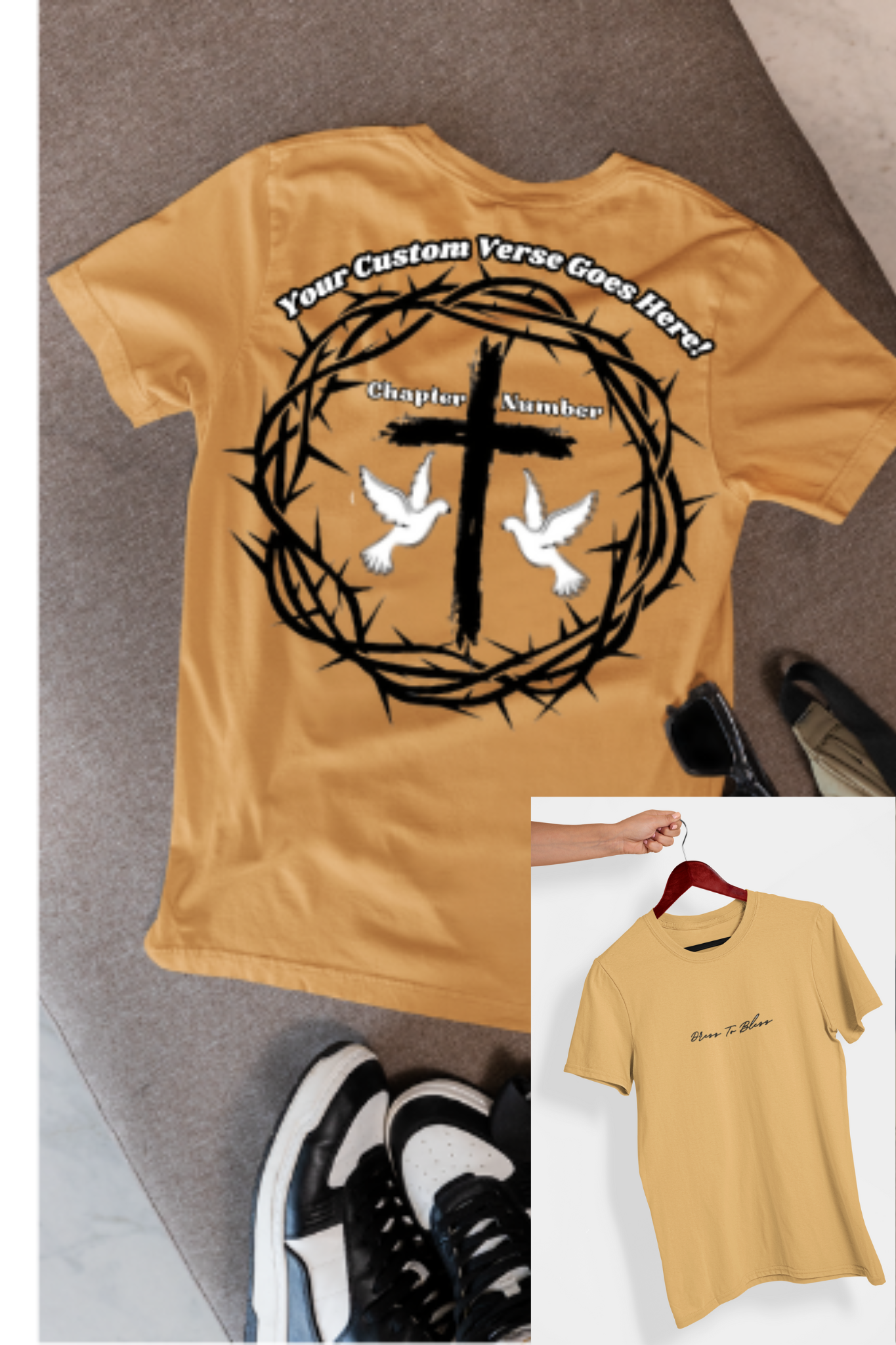 Custom Youth Dress To Bless Cursive Logo Unisex T-Shirt