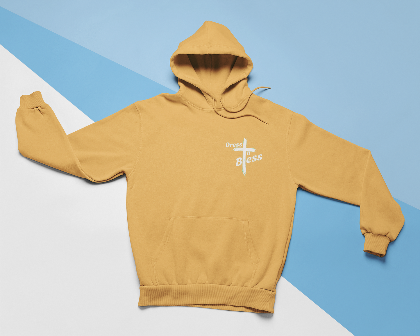 Youth Dress To Bless Cross Logo Unisex Hoodie