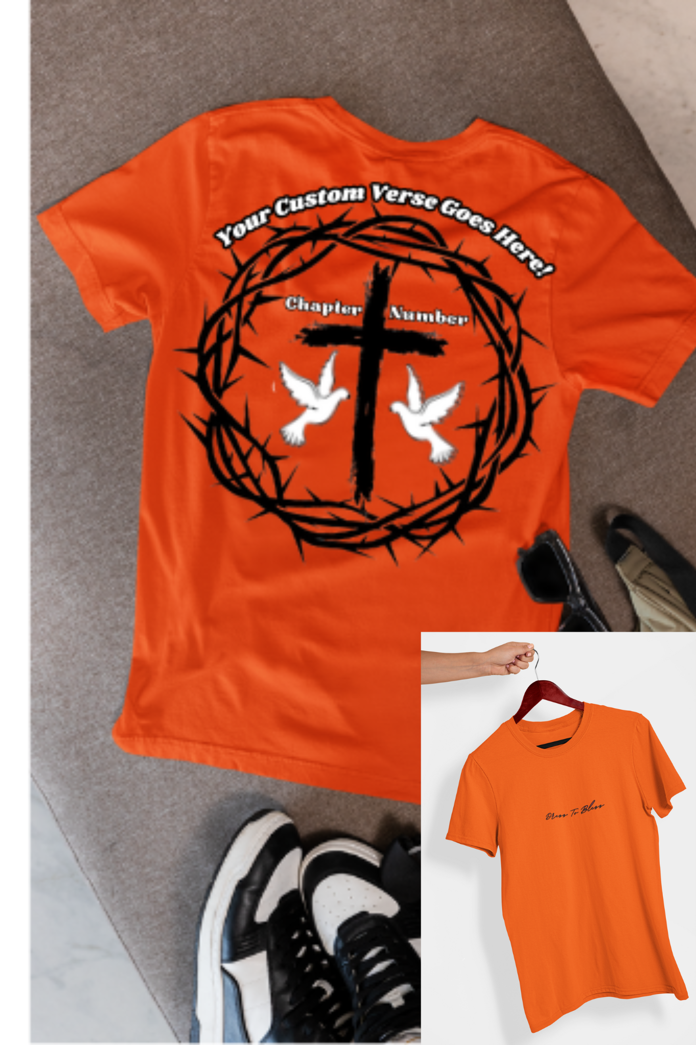 Custom Youth Dress To Bless Cursive Logo Unisex T-Shirt