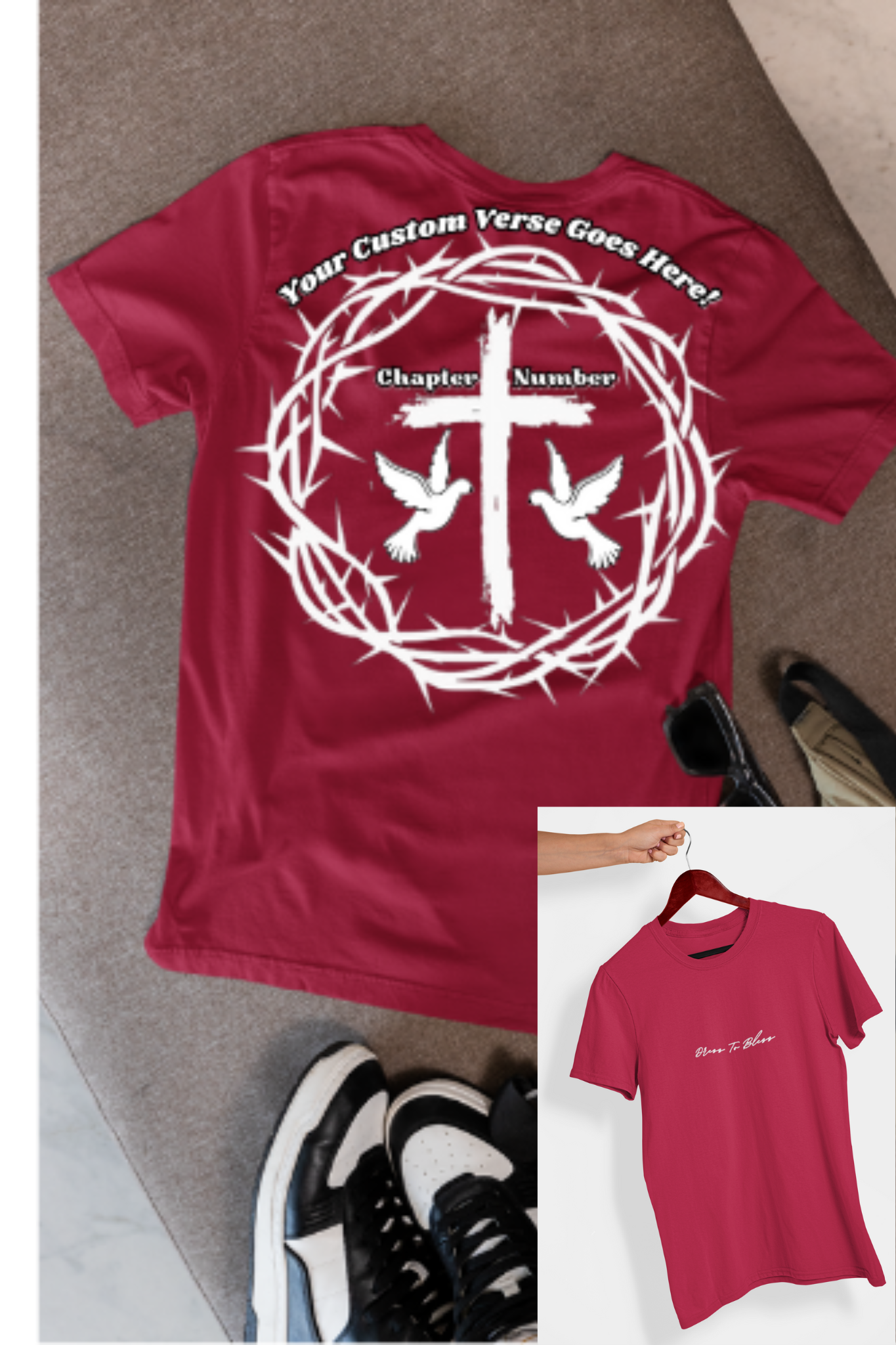 Custom Youth Dress To Bless Cursive Logo Unisex T-Shirt