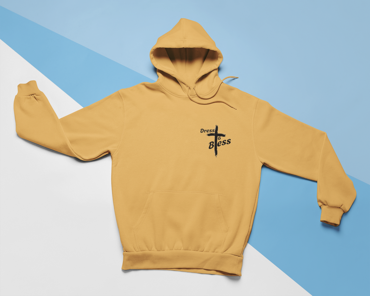 Youth Dress To Bless Cross Logo Unisex Hoodie