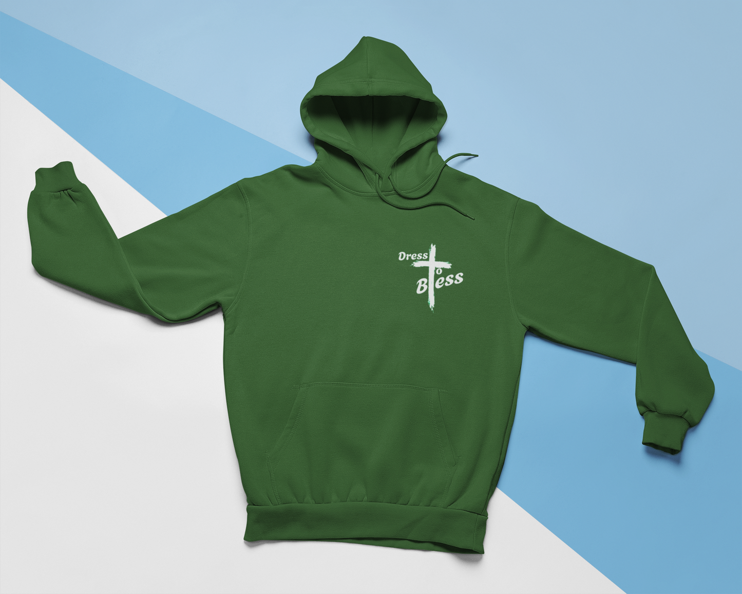 Youth Dress To Bless Cross Logo Unisex Hoodie