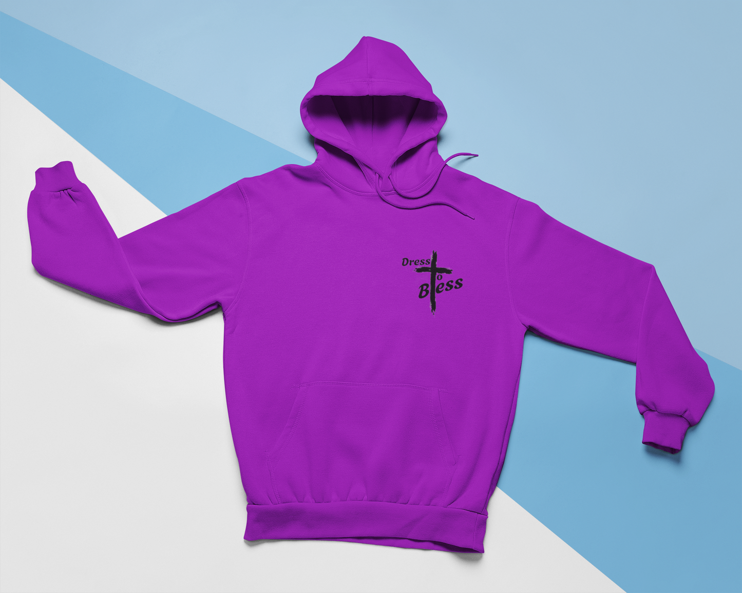 Youth Dress To Bless Cross Logo Unisex Hoodie