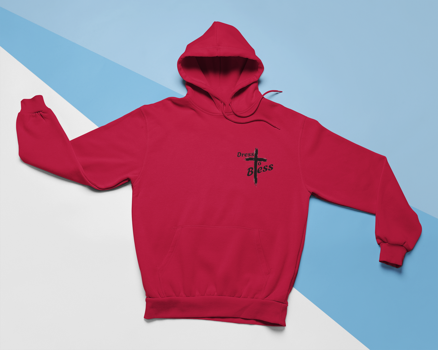 Youth Dress To Bless Cross Logo Unisex Hoodie