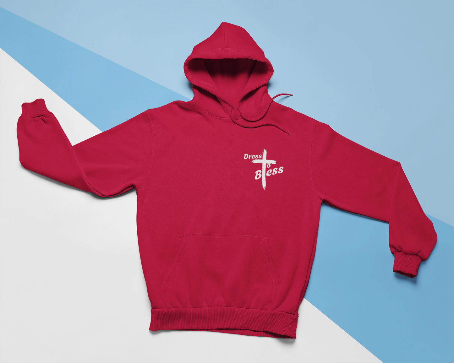 Youth Dress To Bless Cross Logo Unisex Hoodie