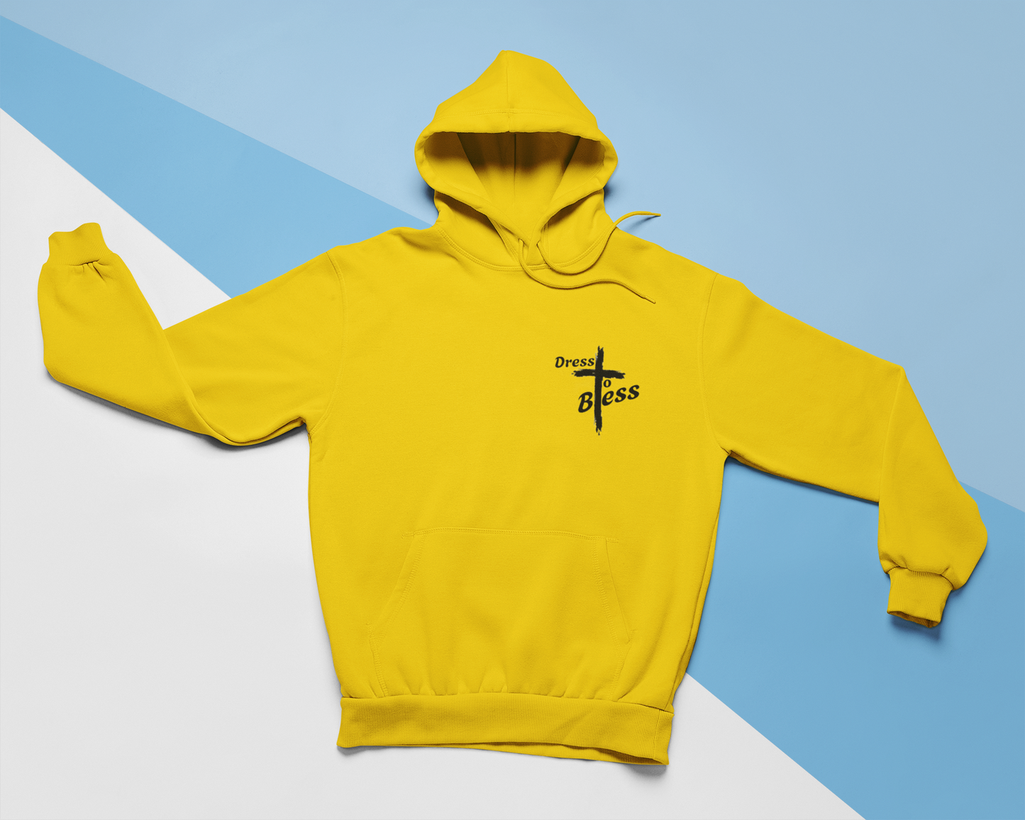 Youth Dress To Bless Cross Logo Unisex Hoodie