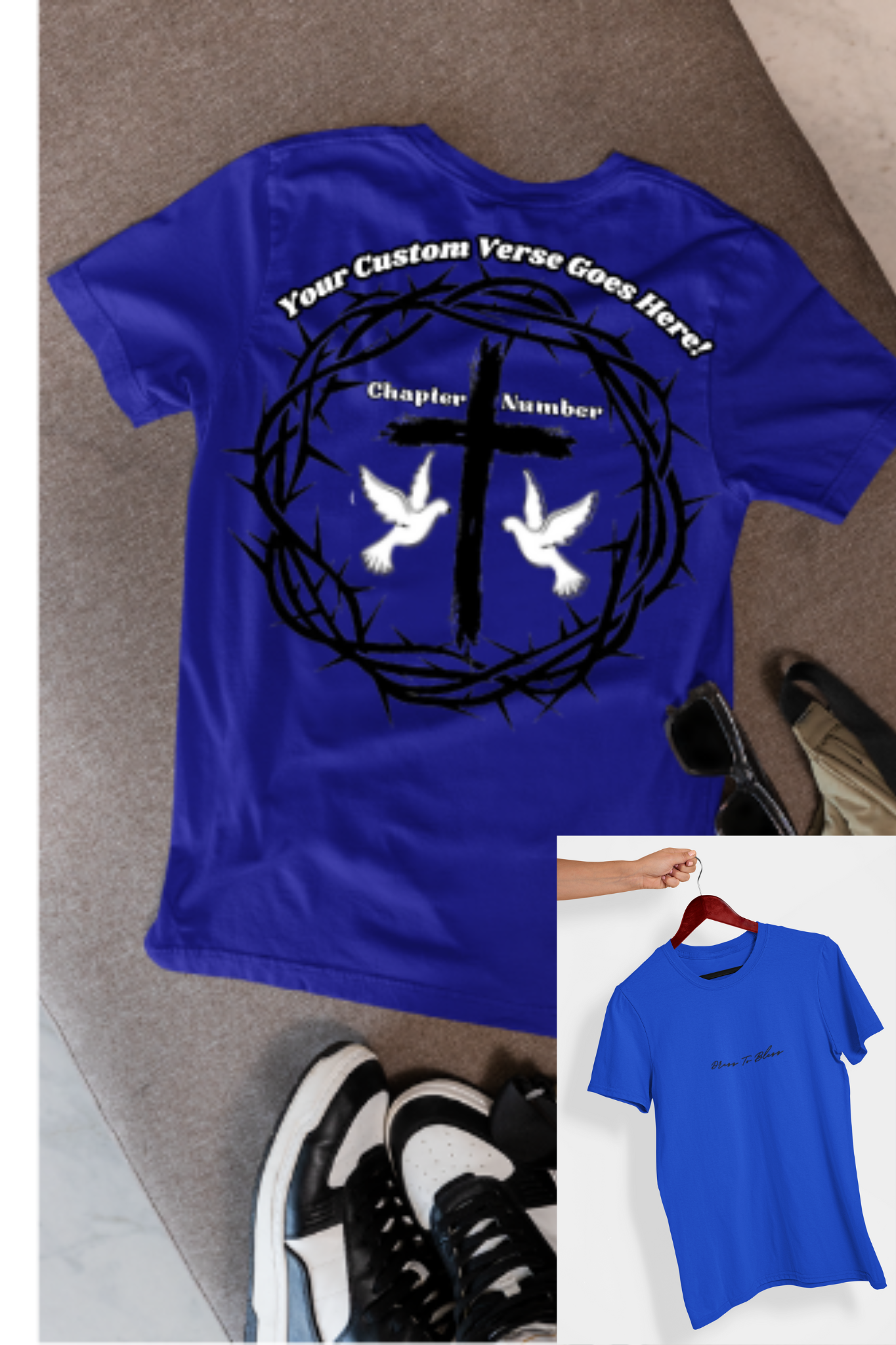 Custom Youth Dress To Bless Cursive Logo Unisex T-Shirt
