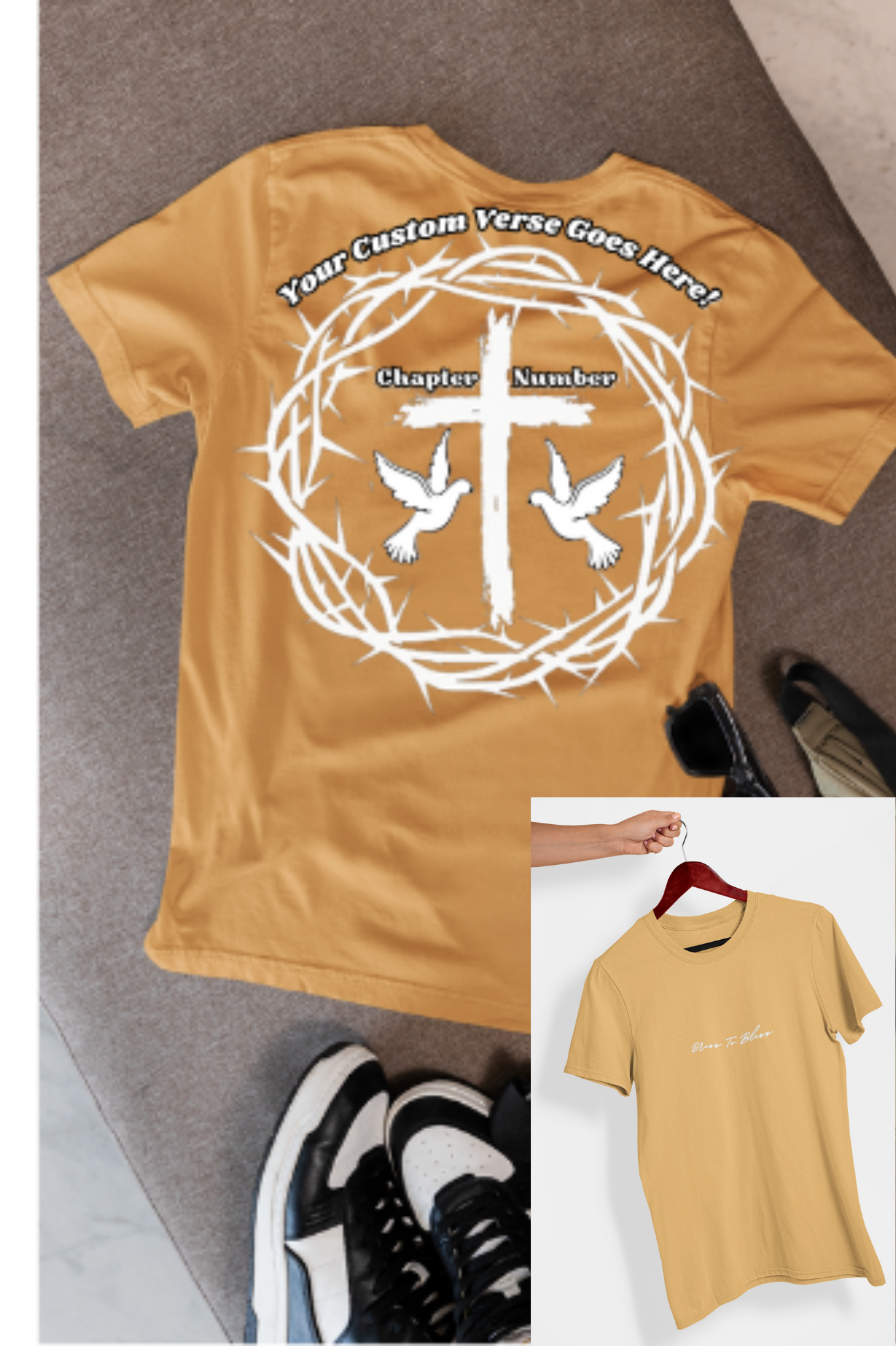 Custom Youth Dress To Bless Cursive Logo Unisex T-Shirt