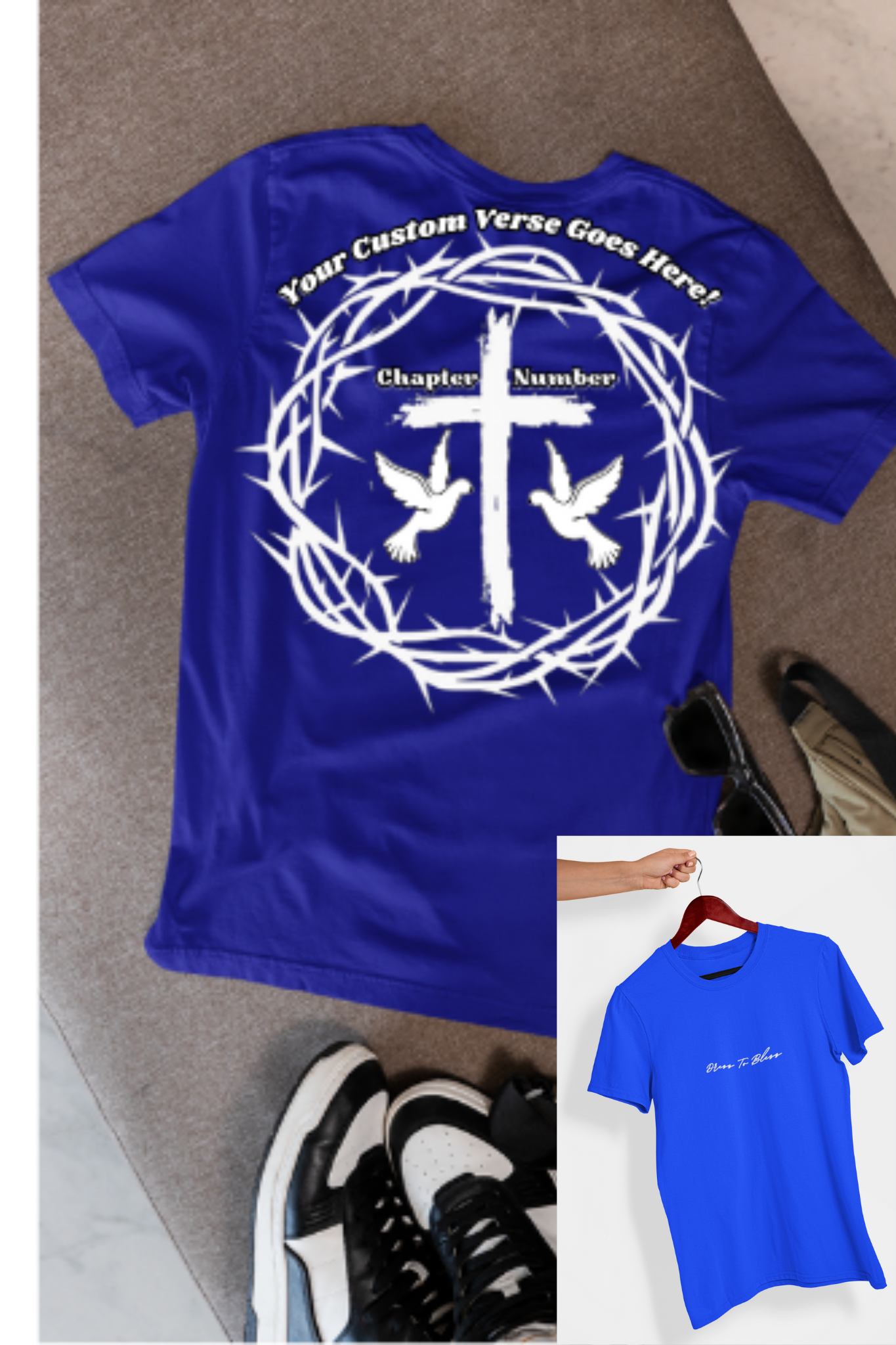Custom Youth Dress To Bless Cursive Logo Unisex T-Shirt