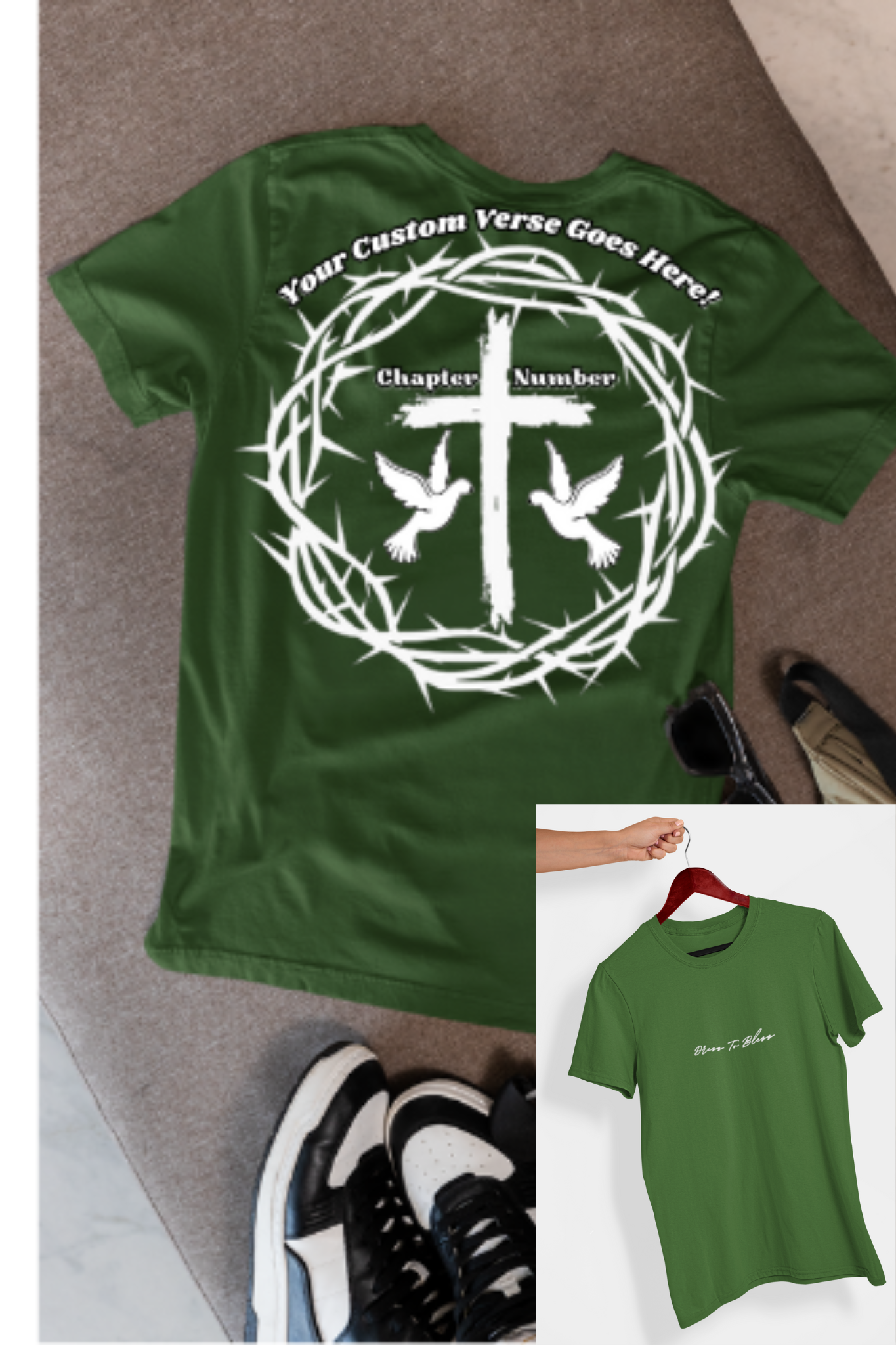 Custom Youth Dress To Bless Cursive Logo Unisex T-Shirt