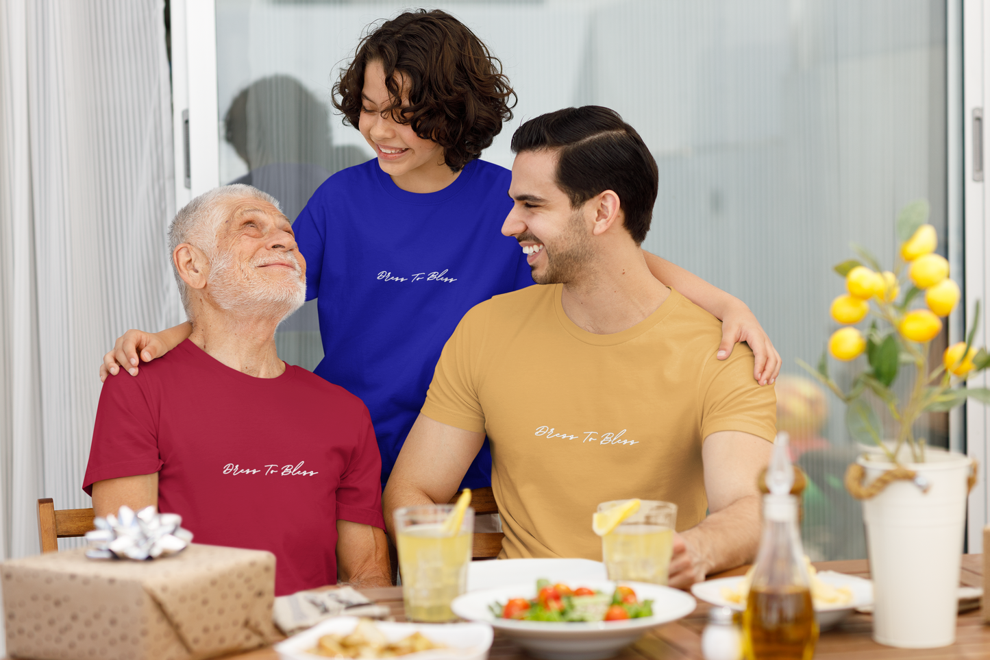 Adult “Dress To Bless” Cursive Logo Unisex T-Shirts