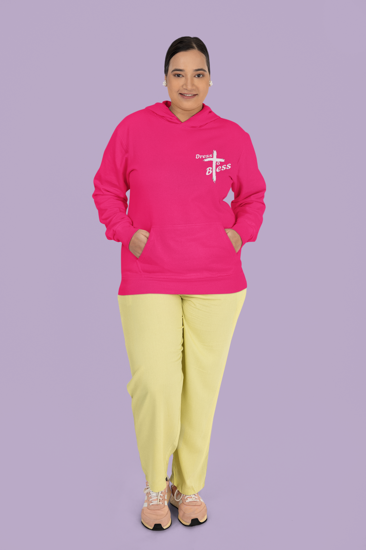 Custom Adult “Dress To Bless” Cross Logo Unisex Hoodies