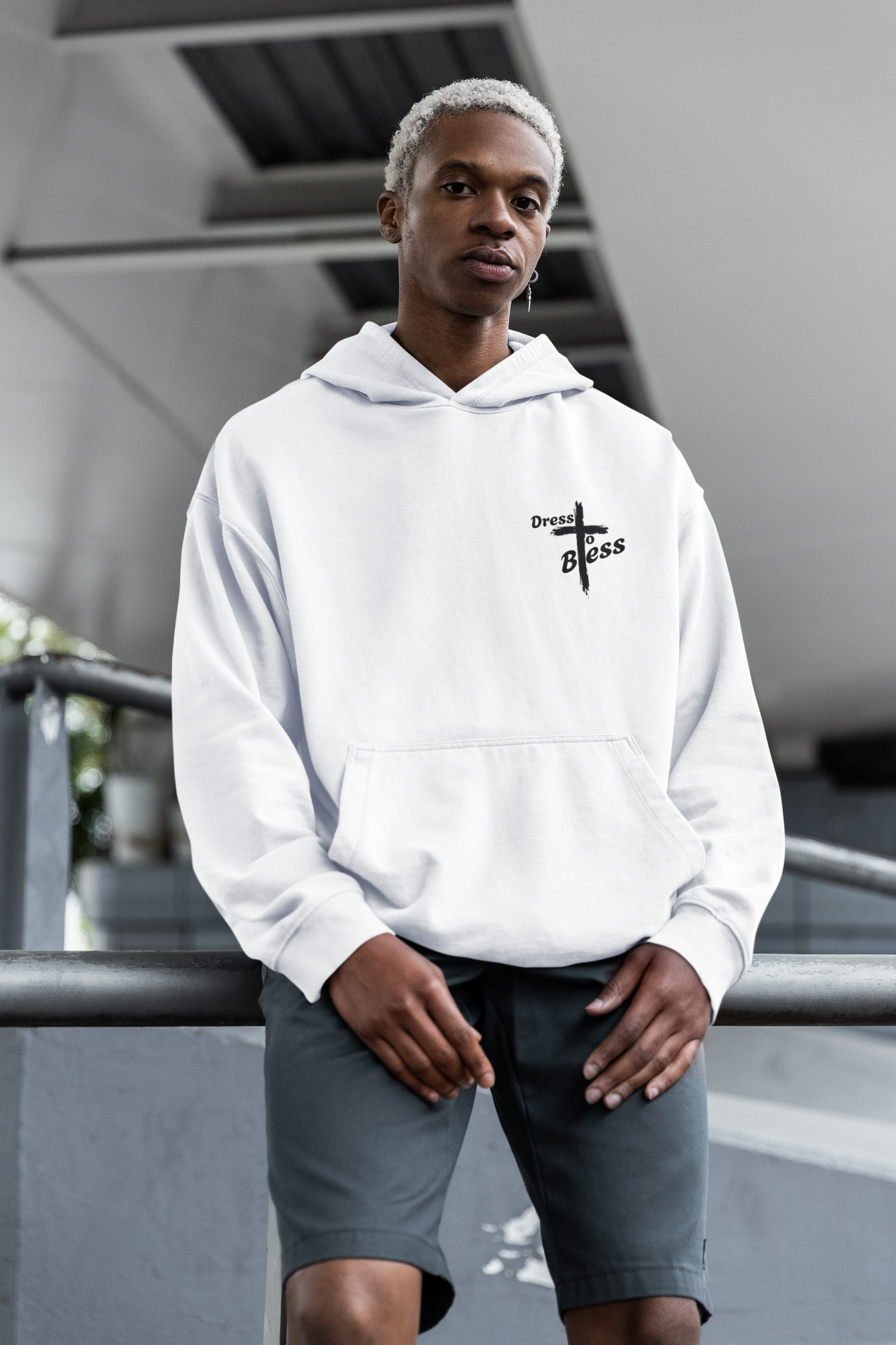 Custom Adult “Dress To Bless” Cross Logo Unisex Hoodies