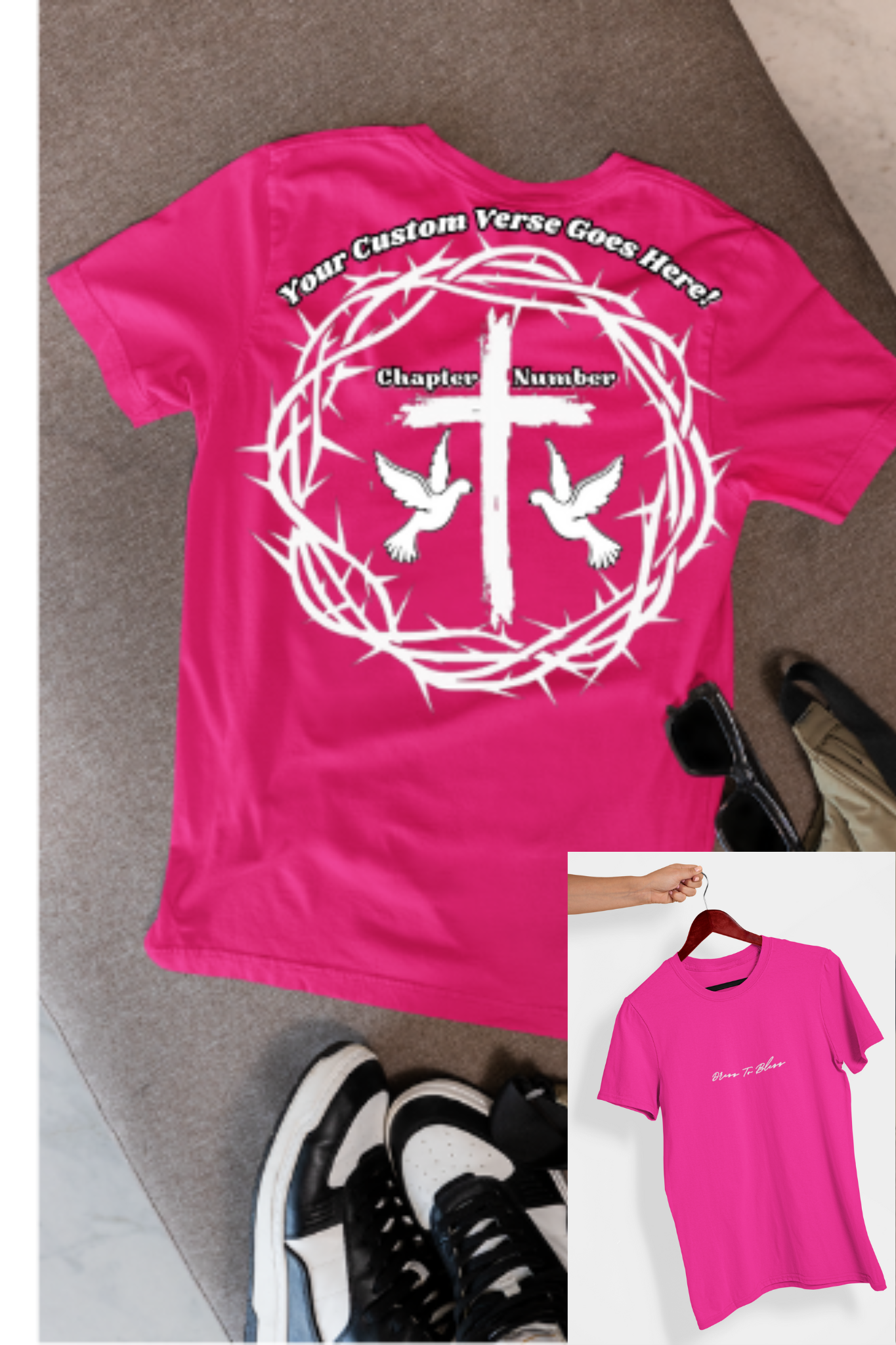 Custom Youth Dress To Bless Cursive Logo Unisex T-Shirt