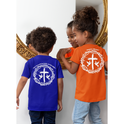 Custom Youth Dress To Bless Cross Logo Unisex T-shirt