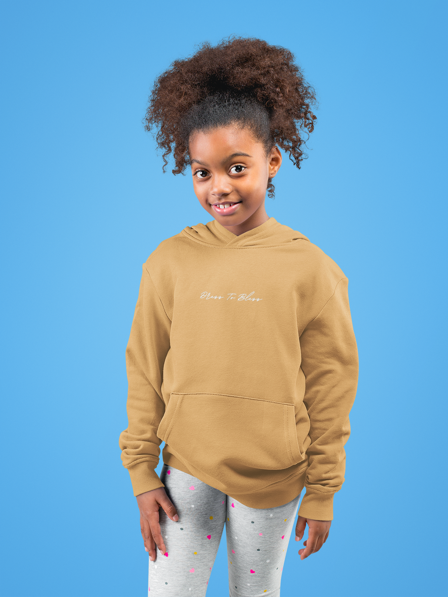 Youth Dress To Bless Cursive Logo Unisex Hoodie