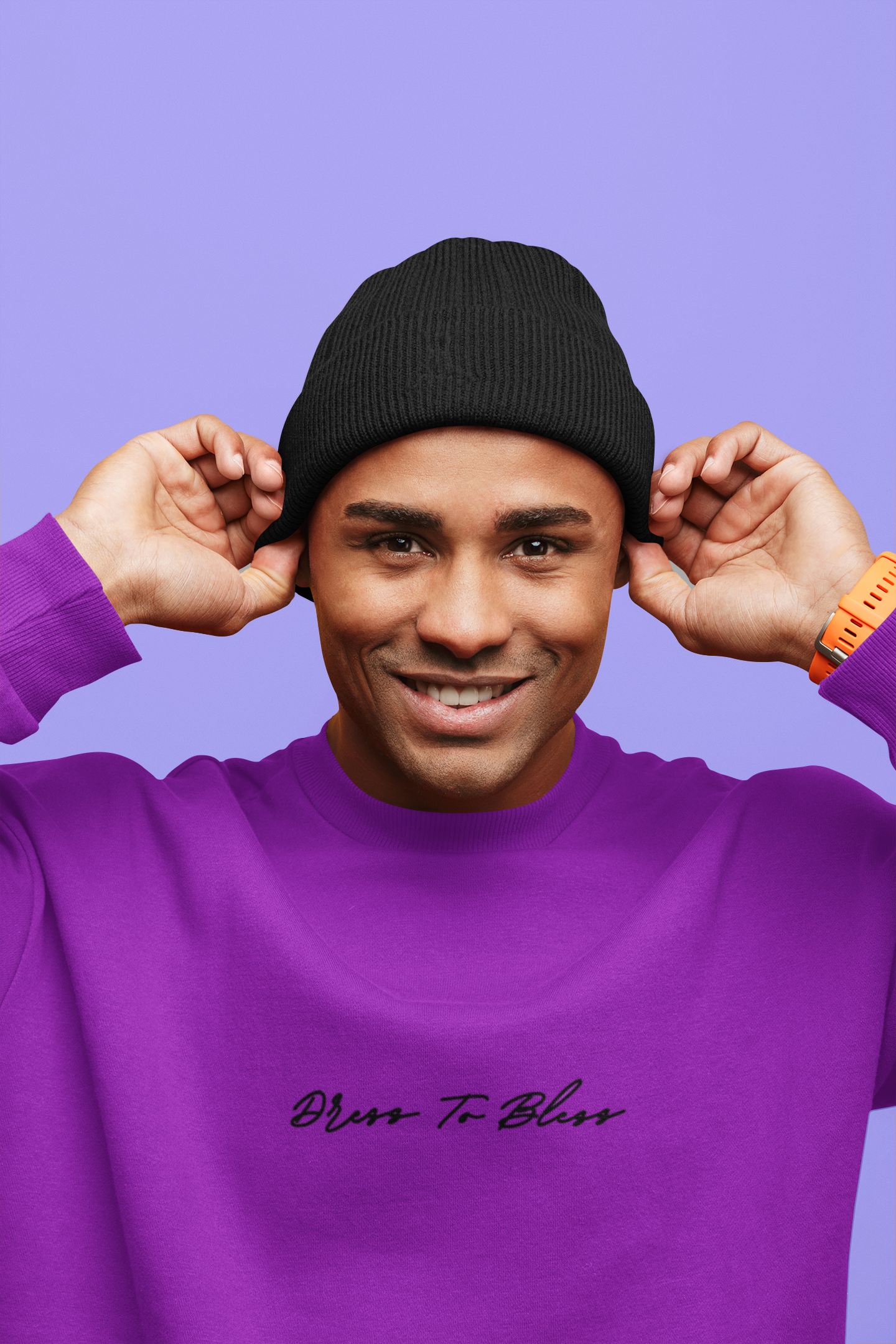 Custom Verse Only Adult “Dress To Bless” Cursive Logo Unisex Crewnecks
