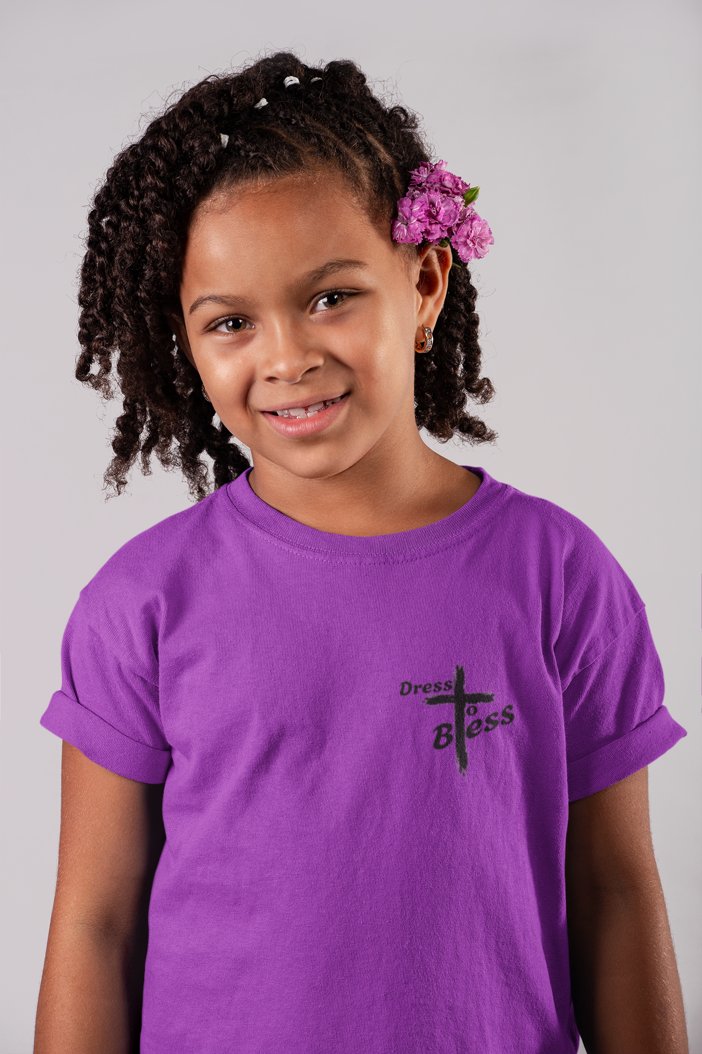 Custom Verse Only Youth “Dress To Bless” Cursive Logo Unisex T-Shirts