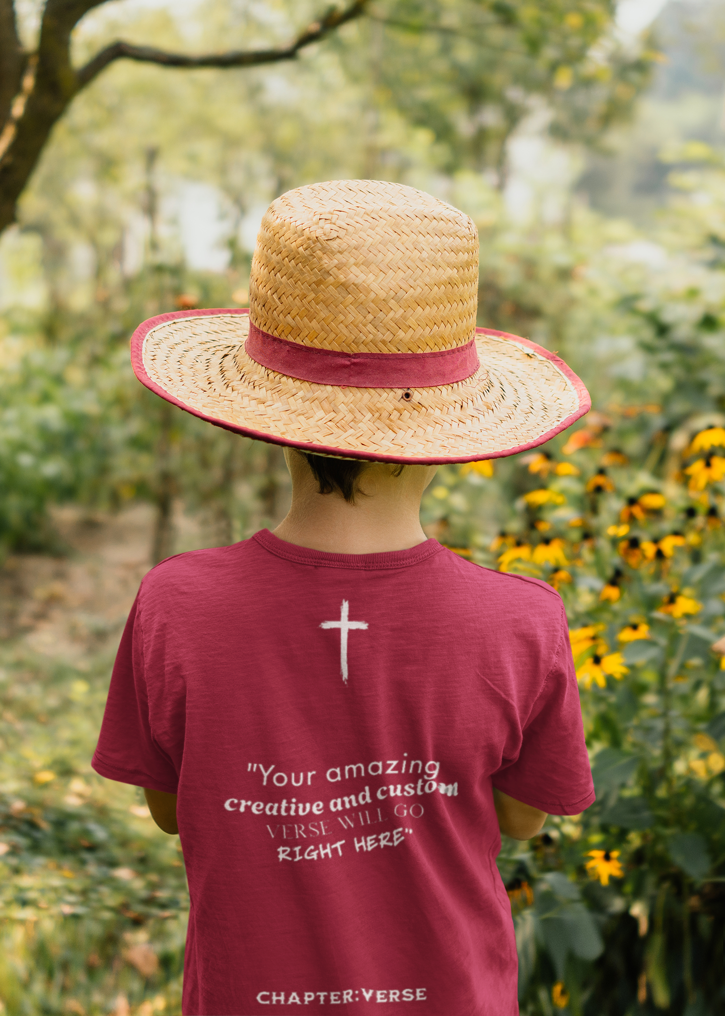 Custom Verse Only Youth “Dress To Bless” Cursive Logo Unisex T-Shirts