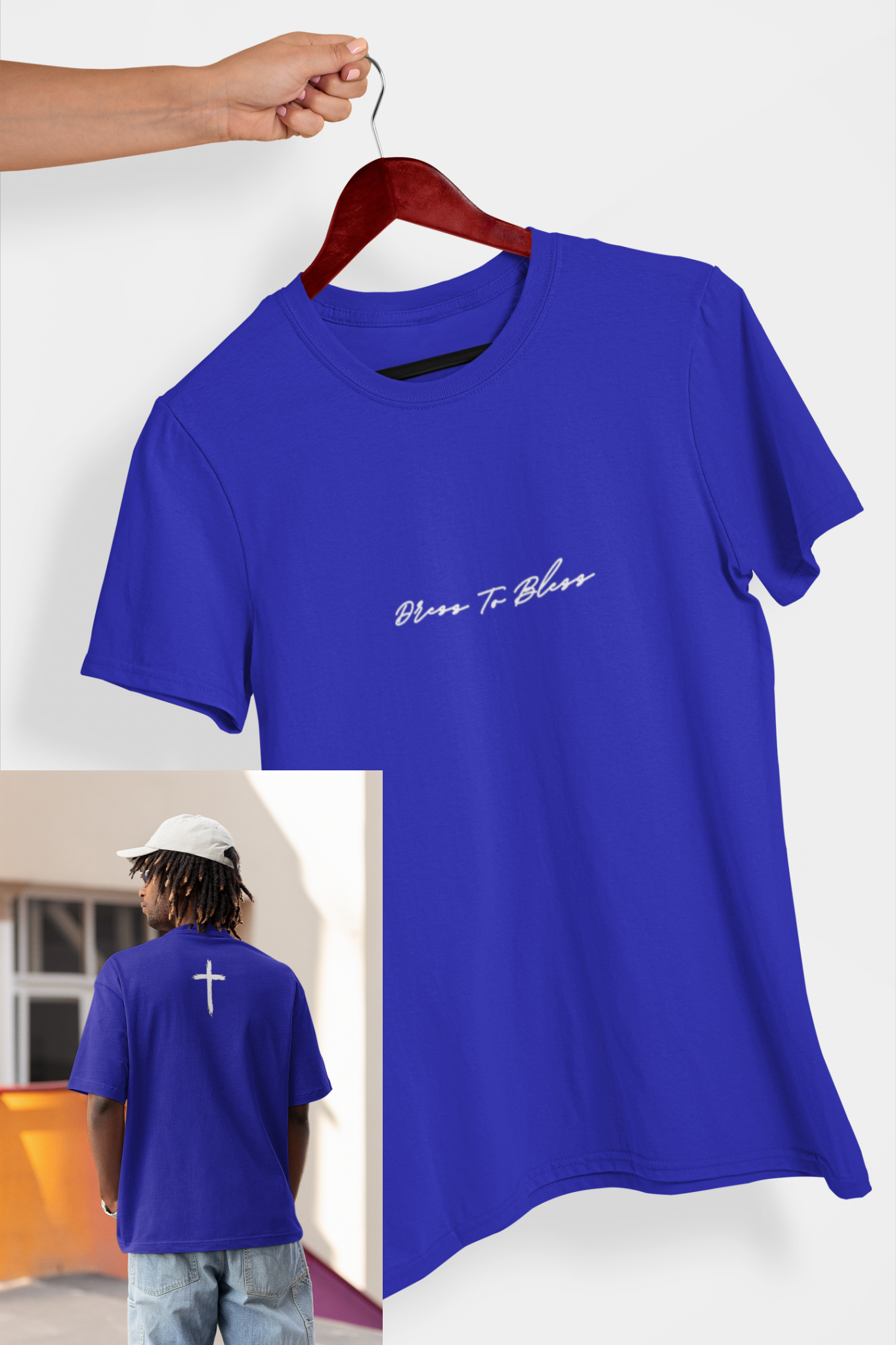 Adult “Dress To Bless” Cursive Logo Unisex T-Shirts