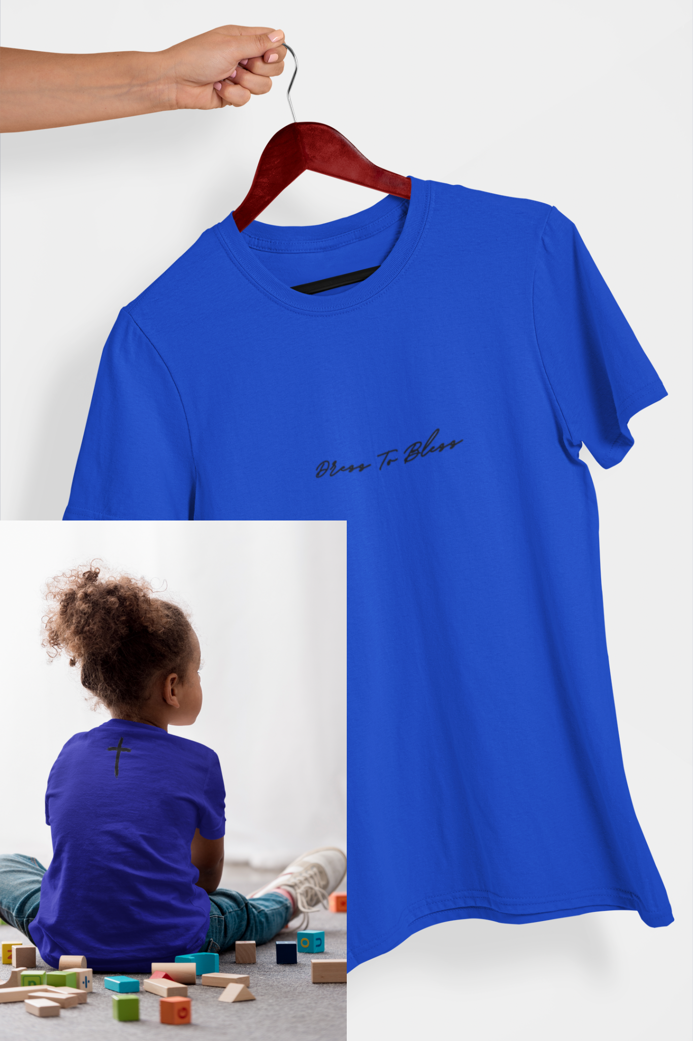 Youth Dress To Bless Cursive Logo Unisex T-Shirt