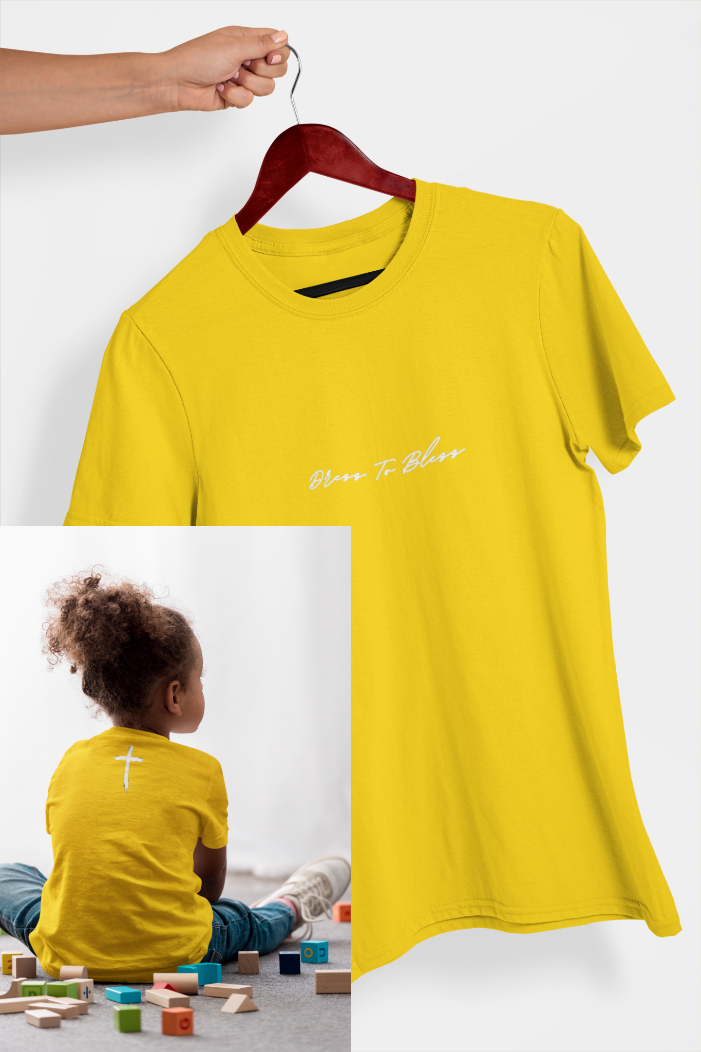 Youth Dress To Bless Cursive Logo Unisex T-Shirt