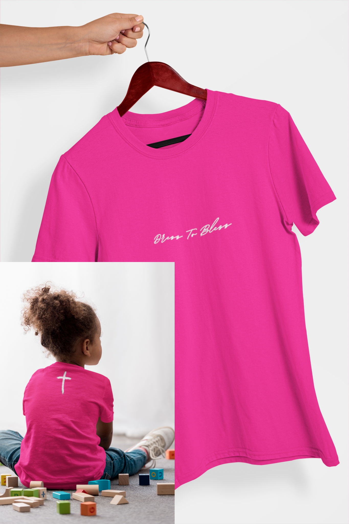 Youth Dress To Bless Cursive Logo Unisex T-Shirt