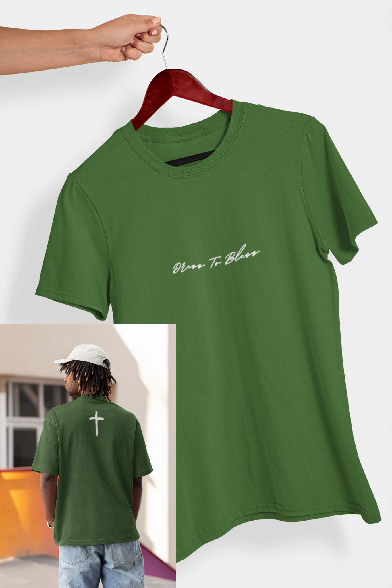 Adult “Dress To Bless” Cursive Logo Unisex T-Shirts