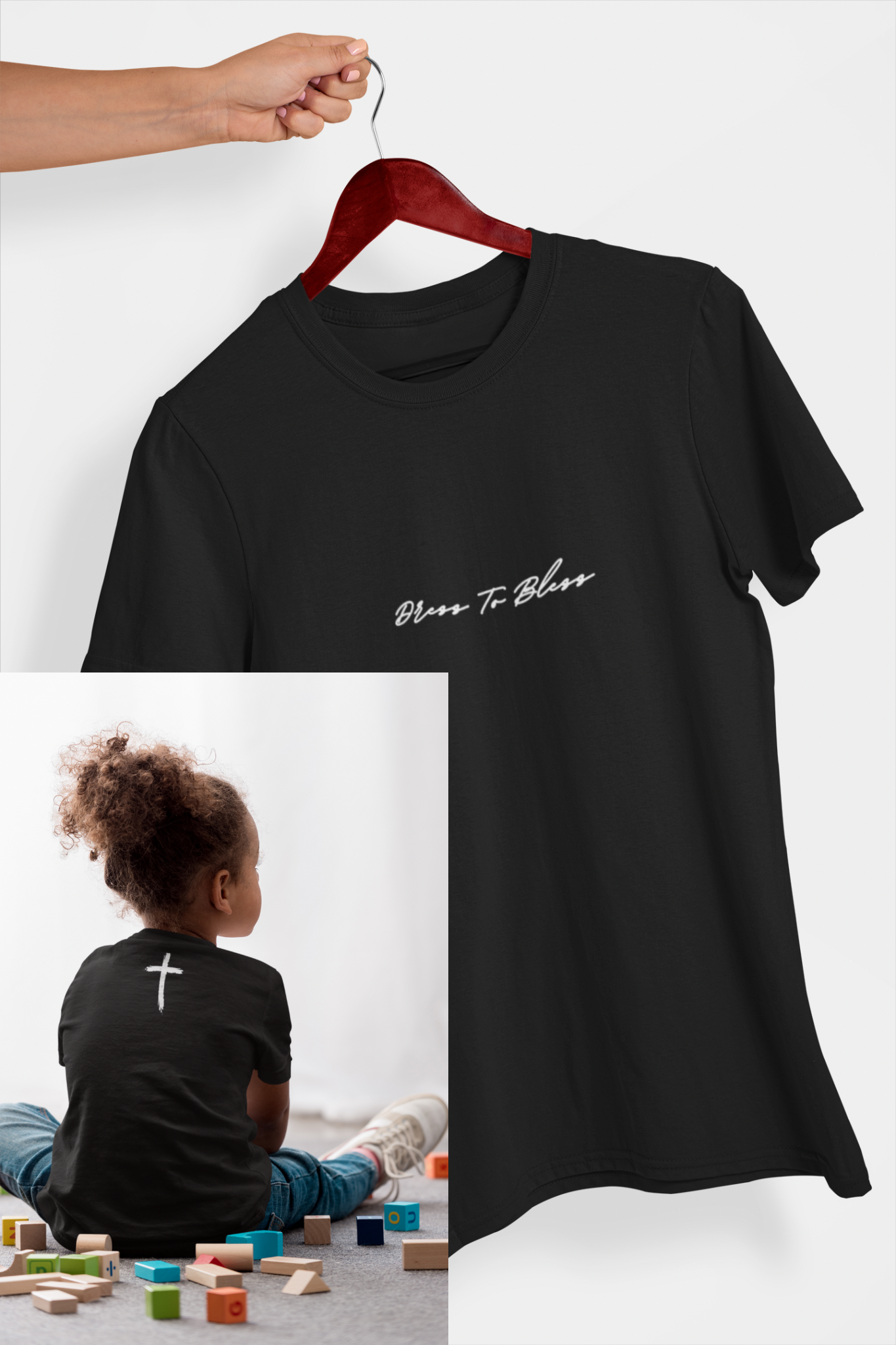 Youth Dress To Bless Cursive Logo Unisex T-Shirt
