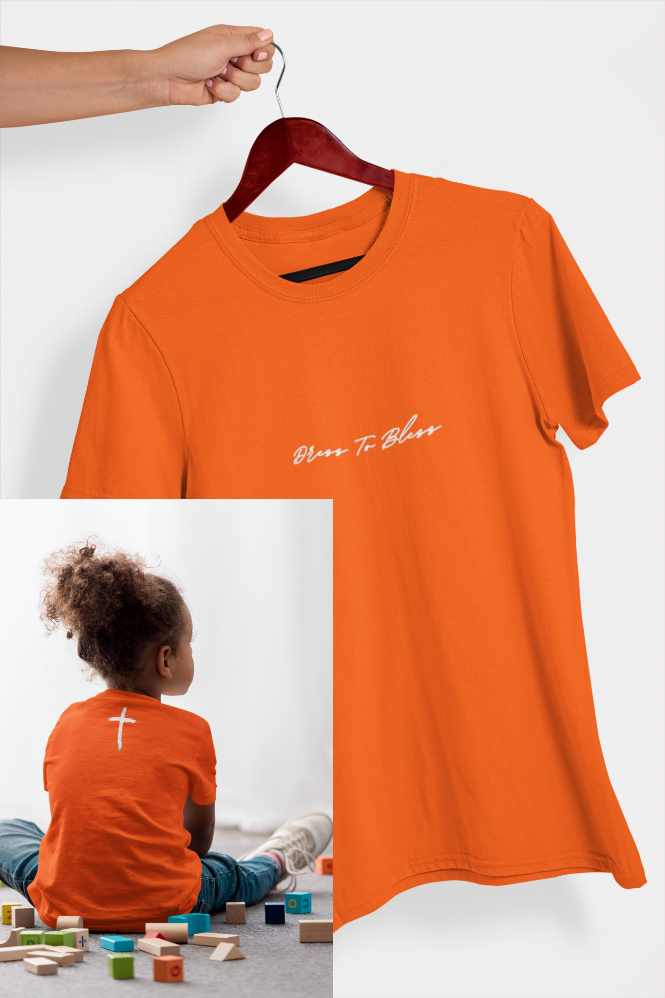 Youth Dress To Bless Cursive Logo Unisex T-Shirt