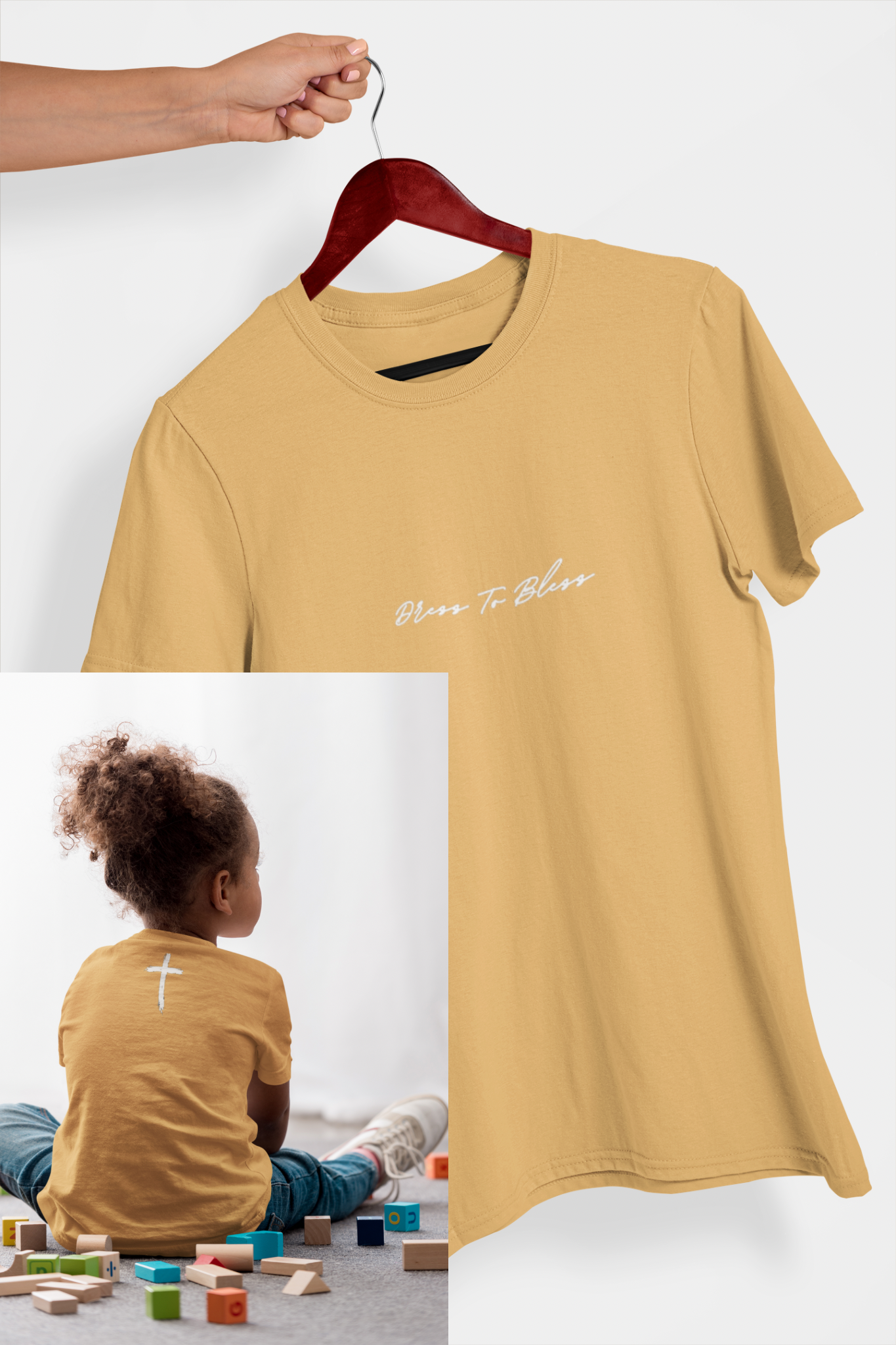 Youth Dress To Bless Cursive Logo Unisex T-Shirt