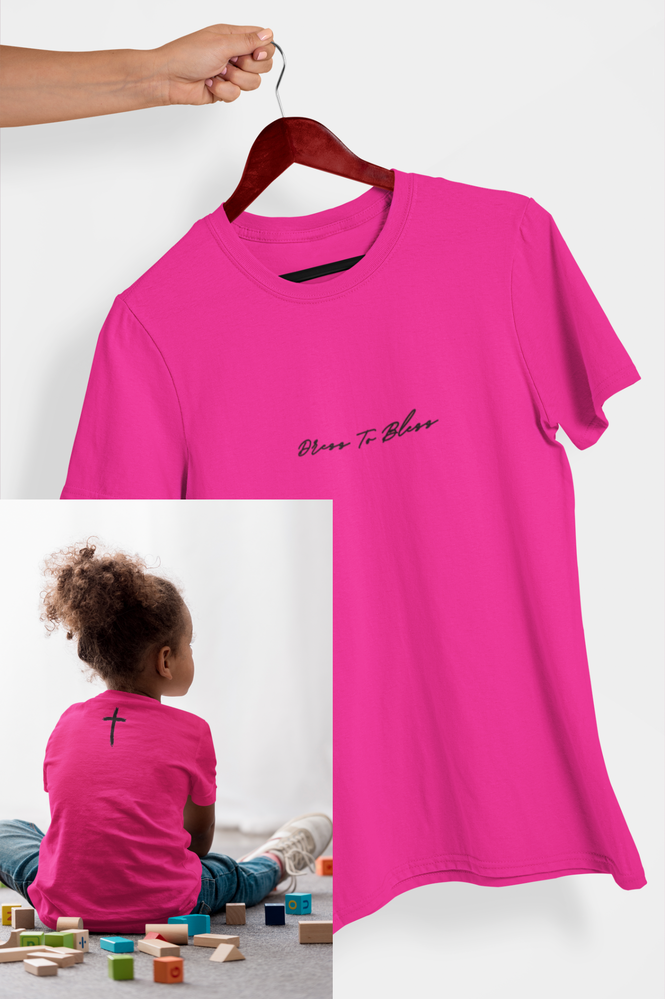 Youth Dress To Bless Cursive Logo Unisex T-Shirt