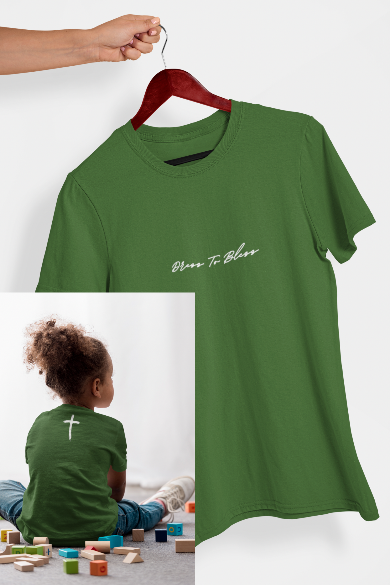 Youth Dress To Bless Cursive Logo Unisex T-Shirt