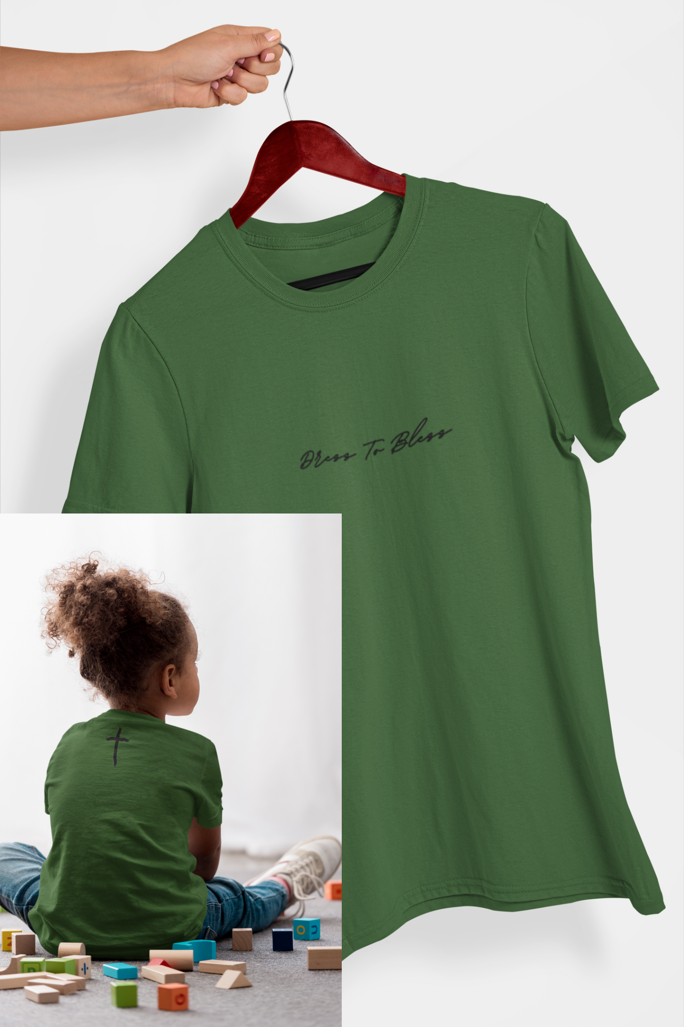 Youth Dress To Bless Cursive Logo Unisex T-Shirt