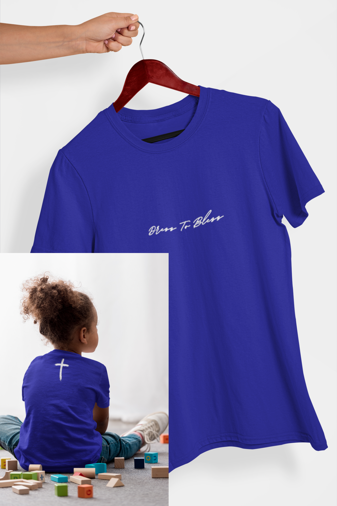 Youth Dress To Bless Cursive Logo Unisex T-Shirt