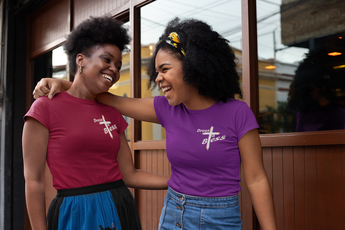 Adult “Dress To Bless” Cross Unisex T-shirts