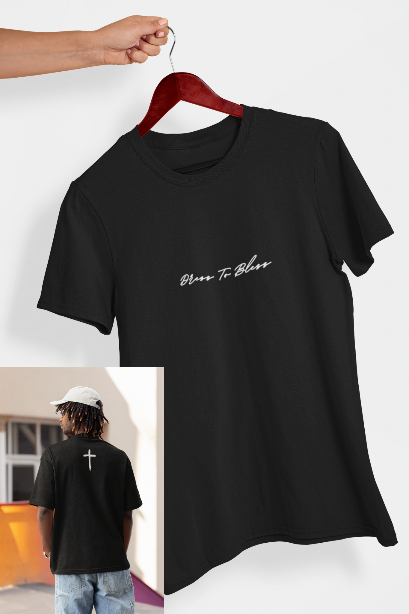 Adult “Dress To Bless” Cursive Logo Unisex T-Shirts