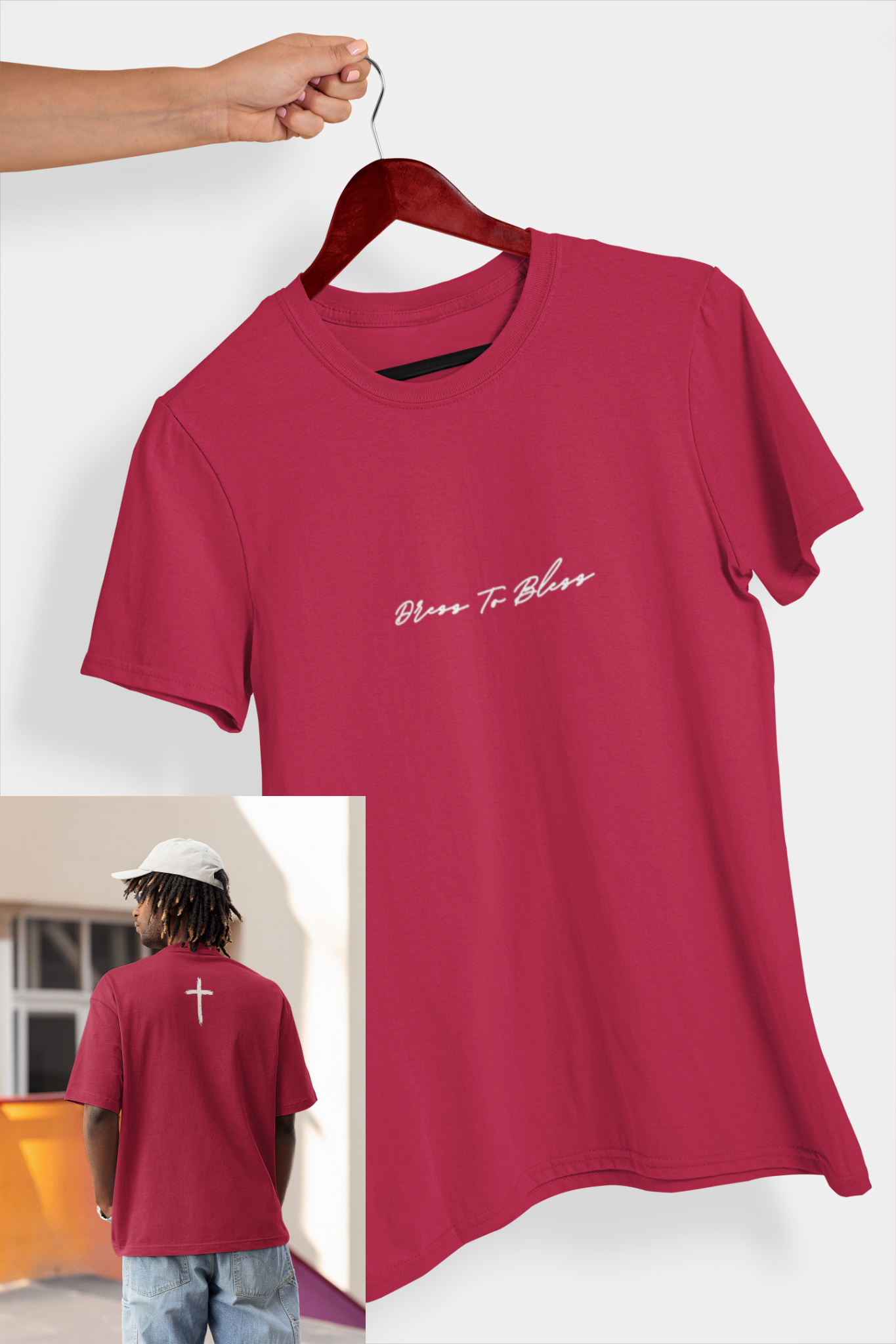 Adult “Dress To Bless” Cursive Logo Unisex T-Shirts