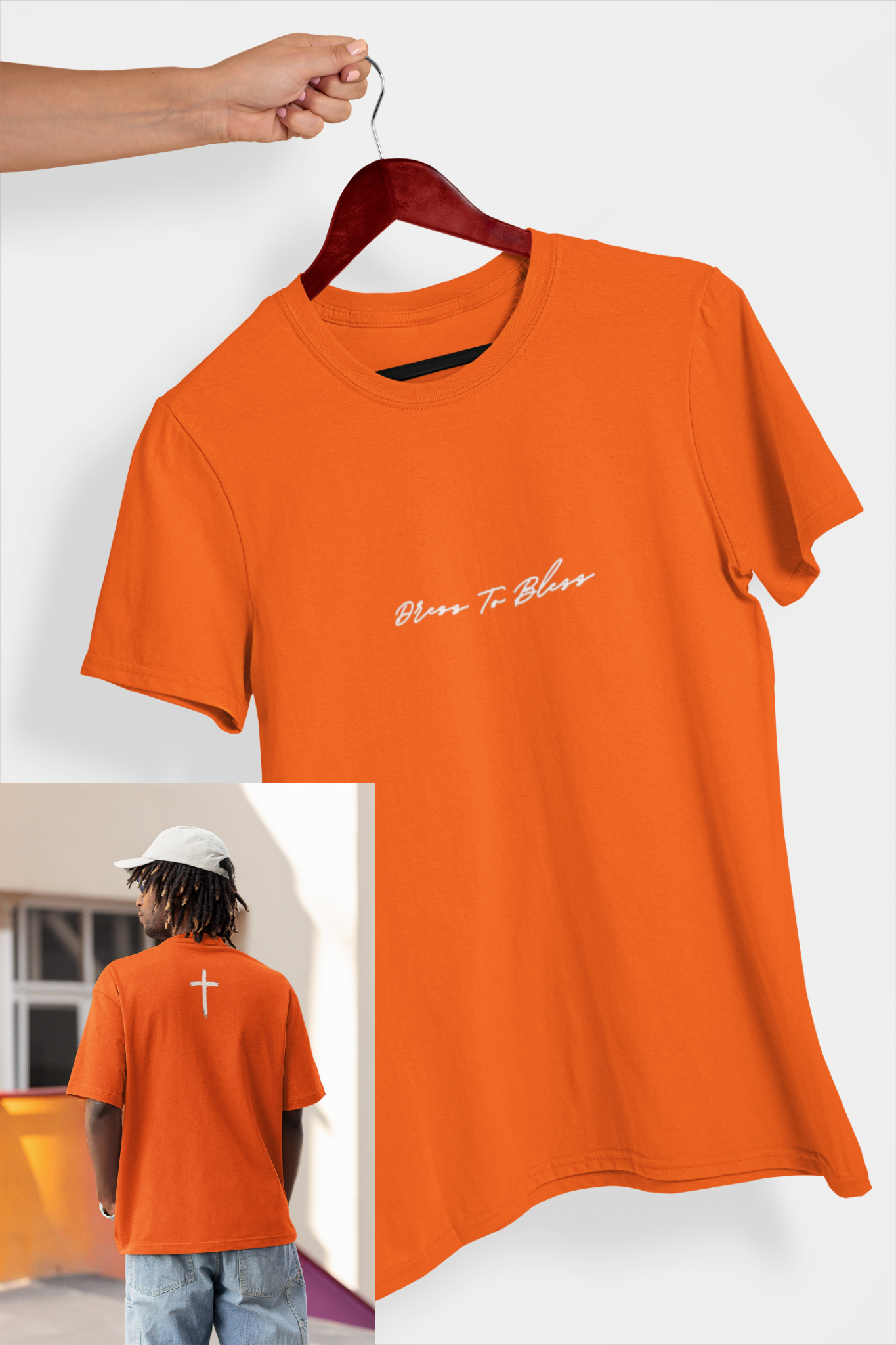 Adult “Dress To Bless” Cursive Logo Unisex T-Shirts